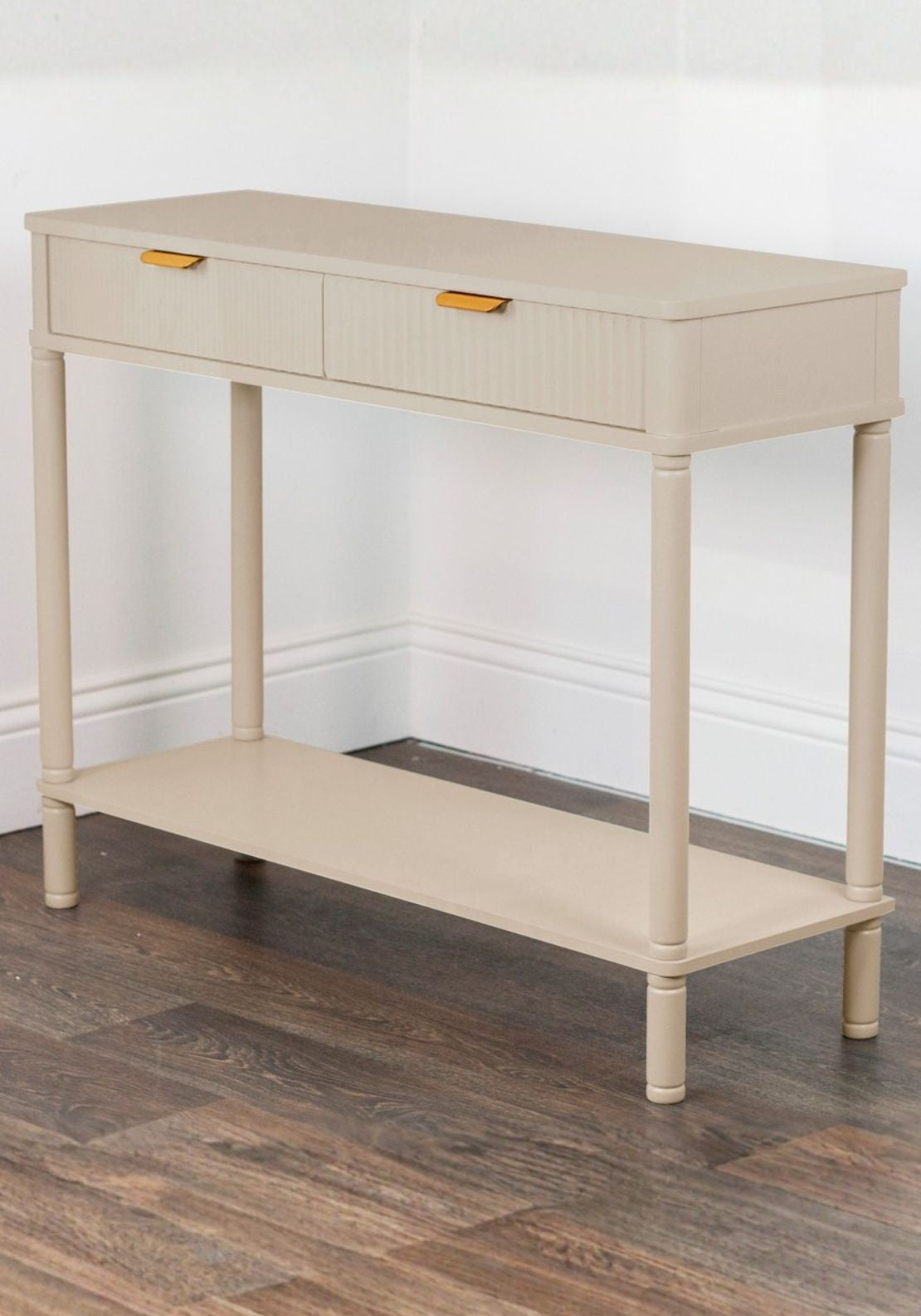 The Home Collection One Drawer Side Table - Cream 3 Shaws Department Stores