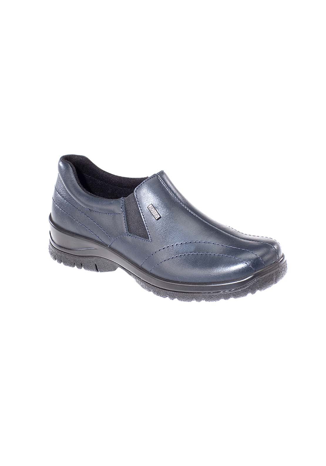 Dubarry Ember Slip On Waterproof Shoe - Navy 3 Shaws Department Stores