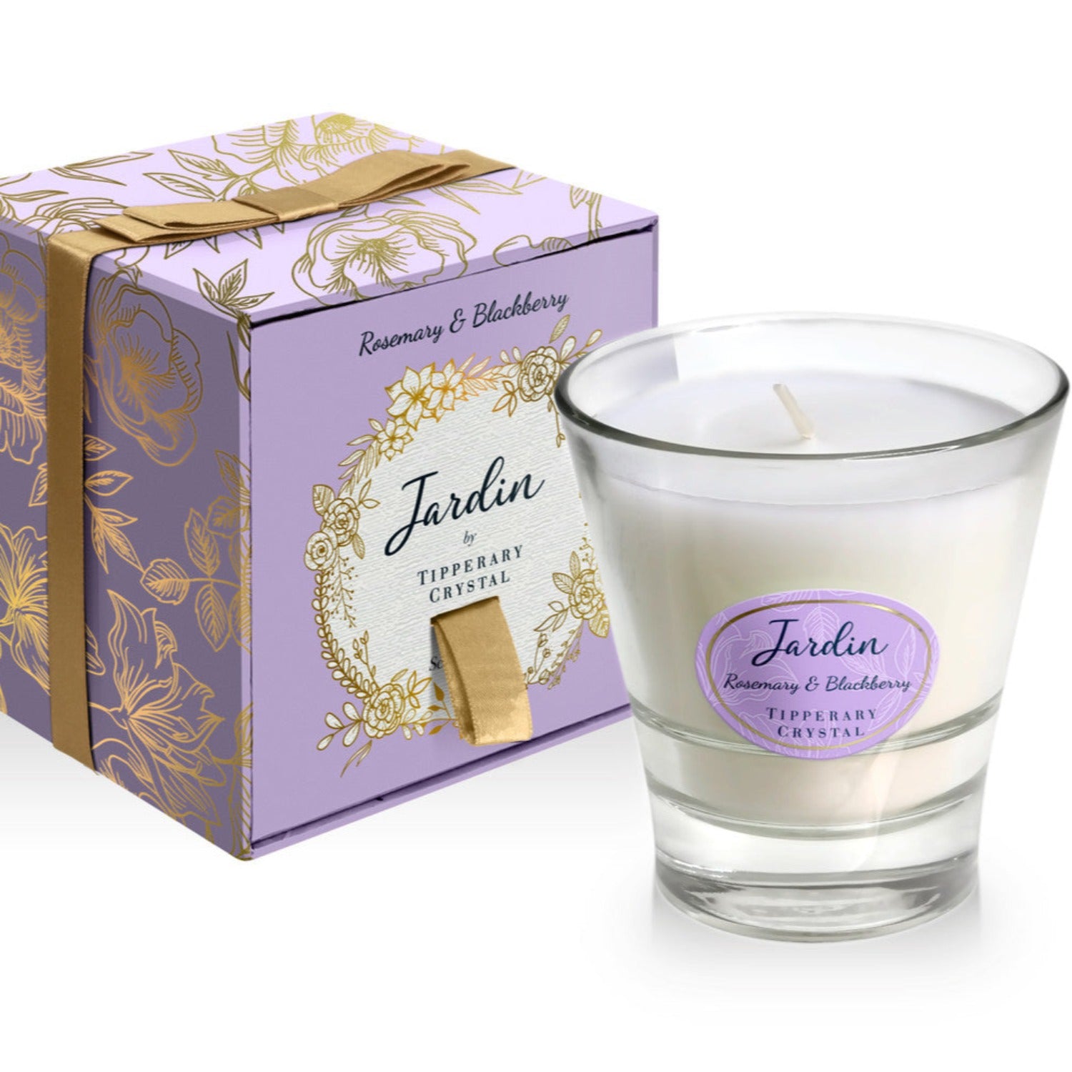Tipperary Crystal Rosemary &amp; Blackberry Candle 1 Shaws Department Stores