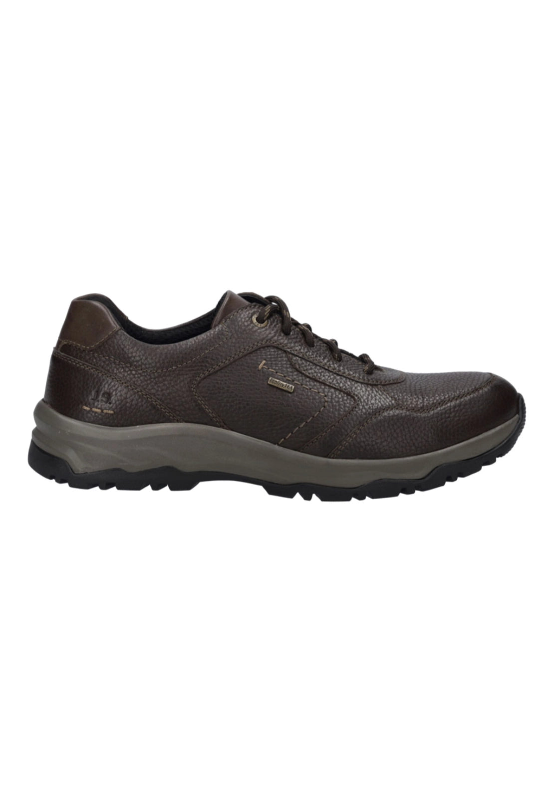 Waterproof Lace Up Leather Shoes - Brown