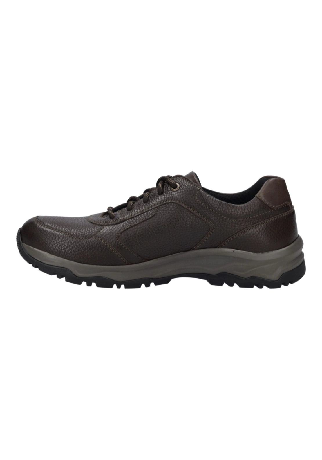 Waterproof Lace Up Leather Shoes - Brown