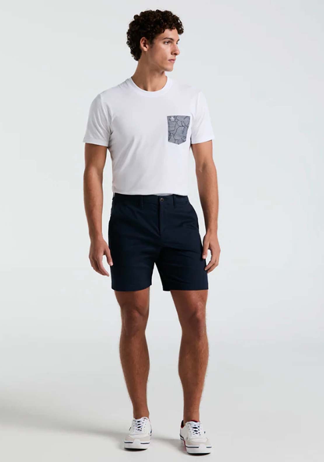 Penguin Chino Shorts - 413 Dark Sapphire 4 Shaws Department Stores