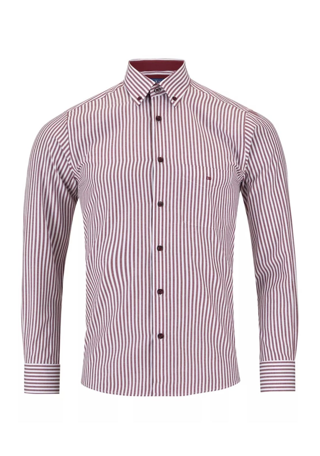 Drifter DG Drifter Regular Ivano Print Shirt - Red 1 Shaws Department Stores