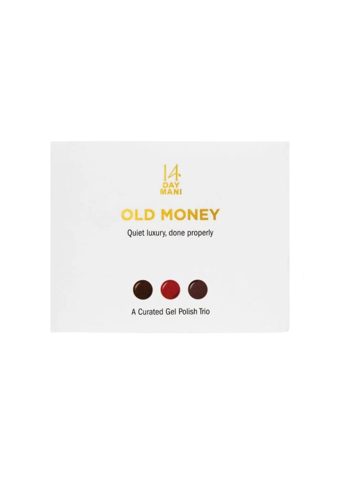 14 Day Mani Old Money Gel Polish Trio - No Colour 3 Shaws Department Stores