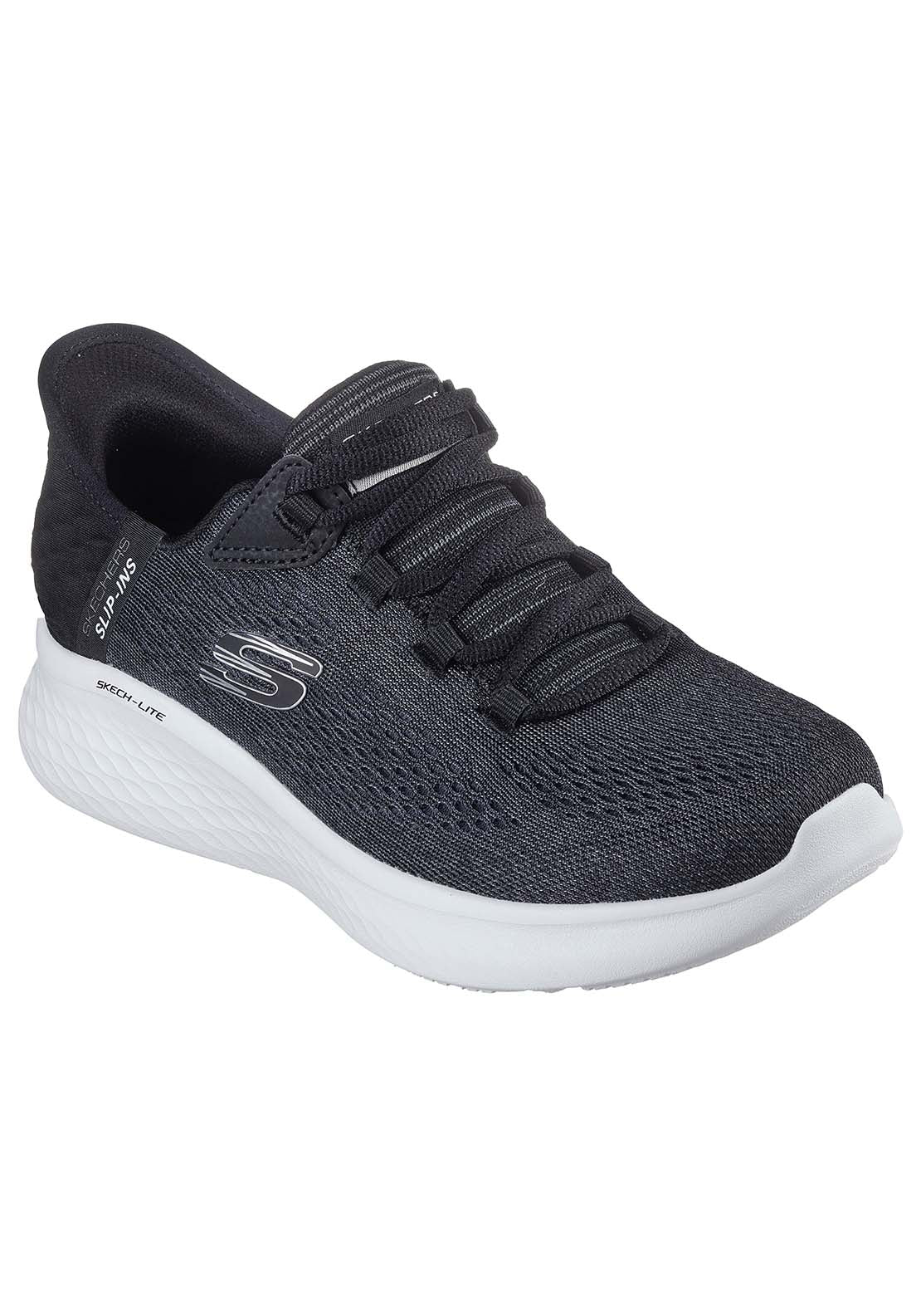 Skechers Slip-Ins Skech-Lite - Black 1 Shaws Department Stores