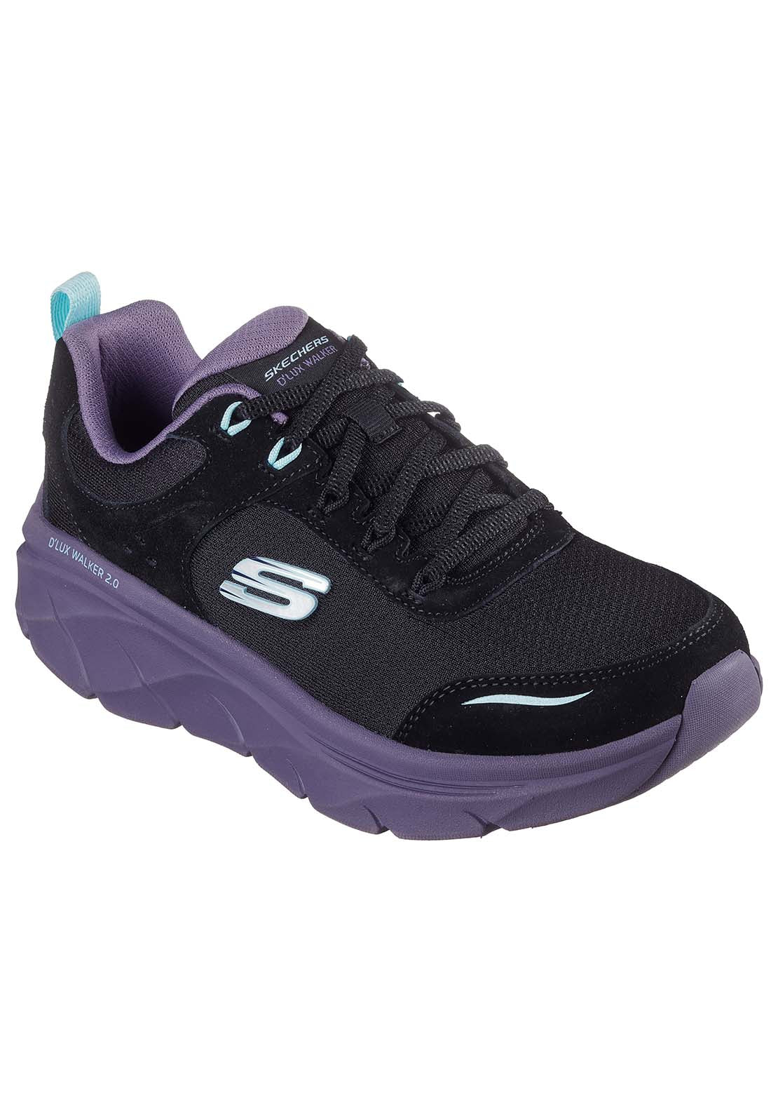 Skechers D Lux Walker 2.0 - Black/mint 1 Shaws Department Stores