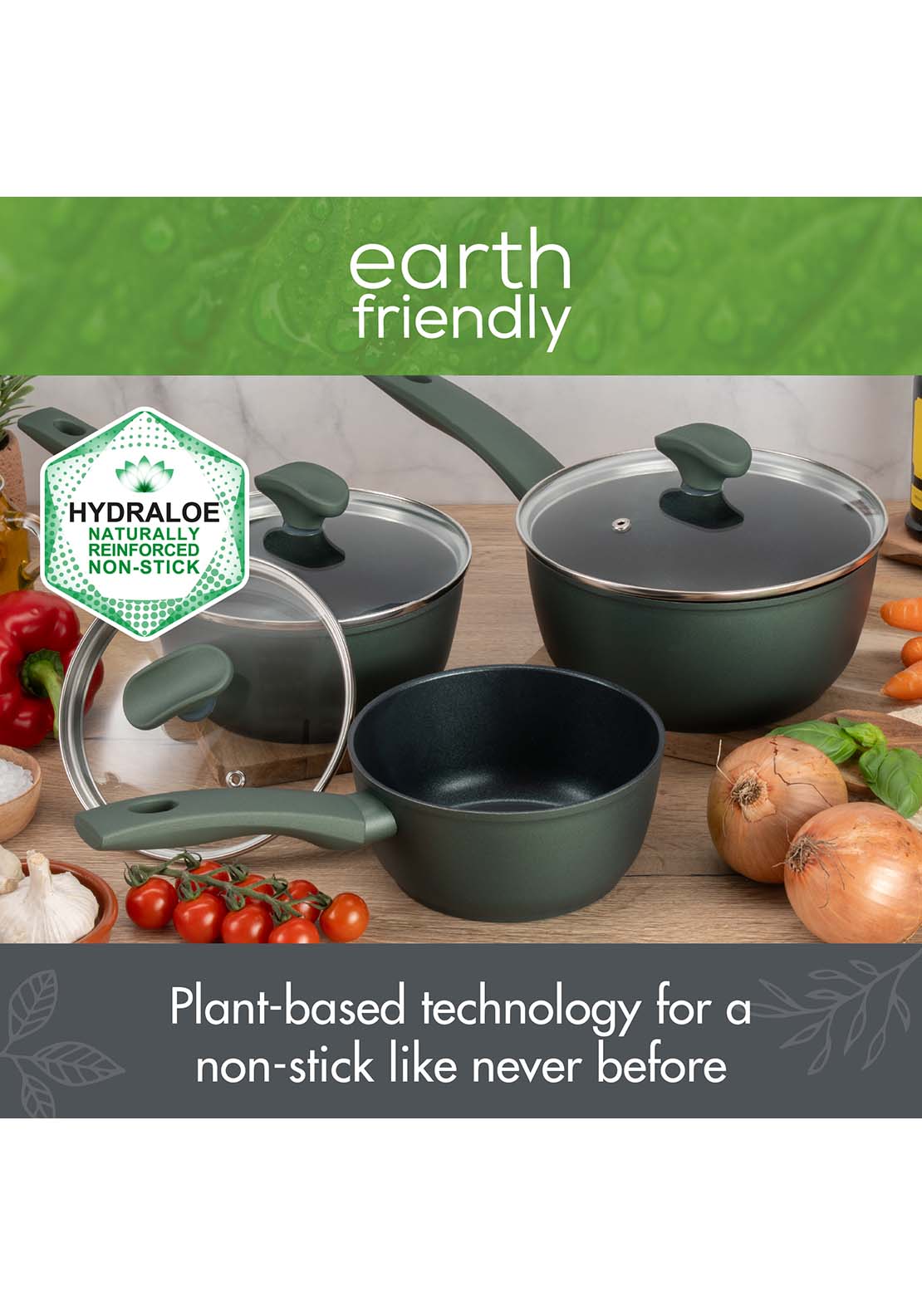 Meyers Prestige Earth Friendly Saucepan Set Of 3 4 Shaws Department Stores