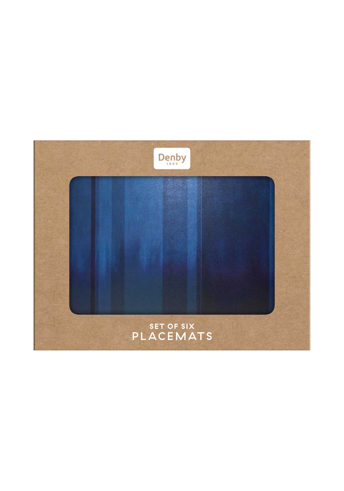 Colours Placemats Set Of 6 - Blue