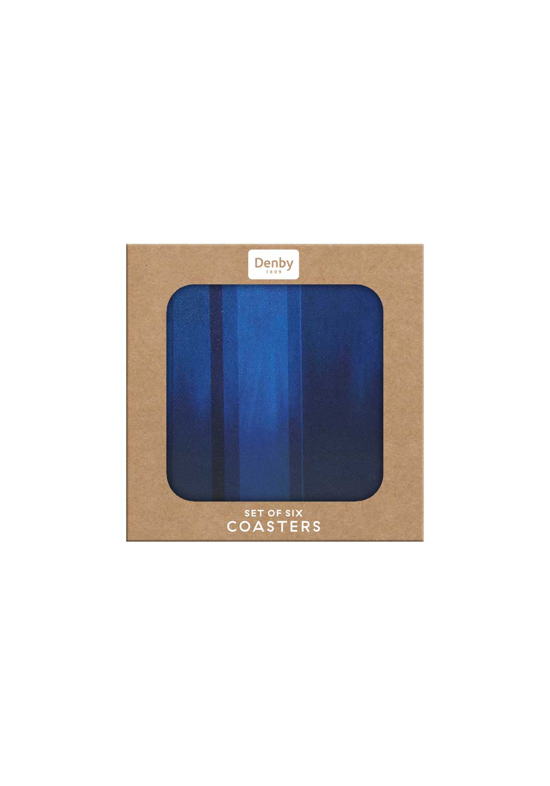 Colours Coasters Set Of 6 - Blue