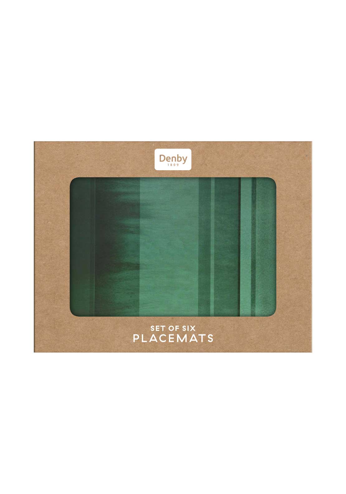 Colours Placemats Set Of 6 - Green