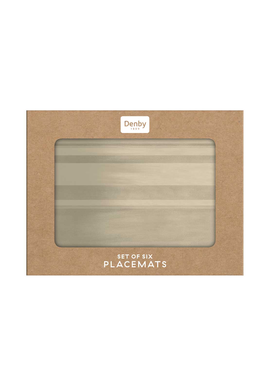 Colours Placemats Set Of 6 - Natural
