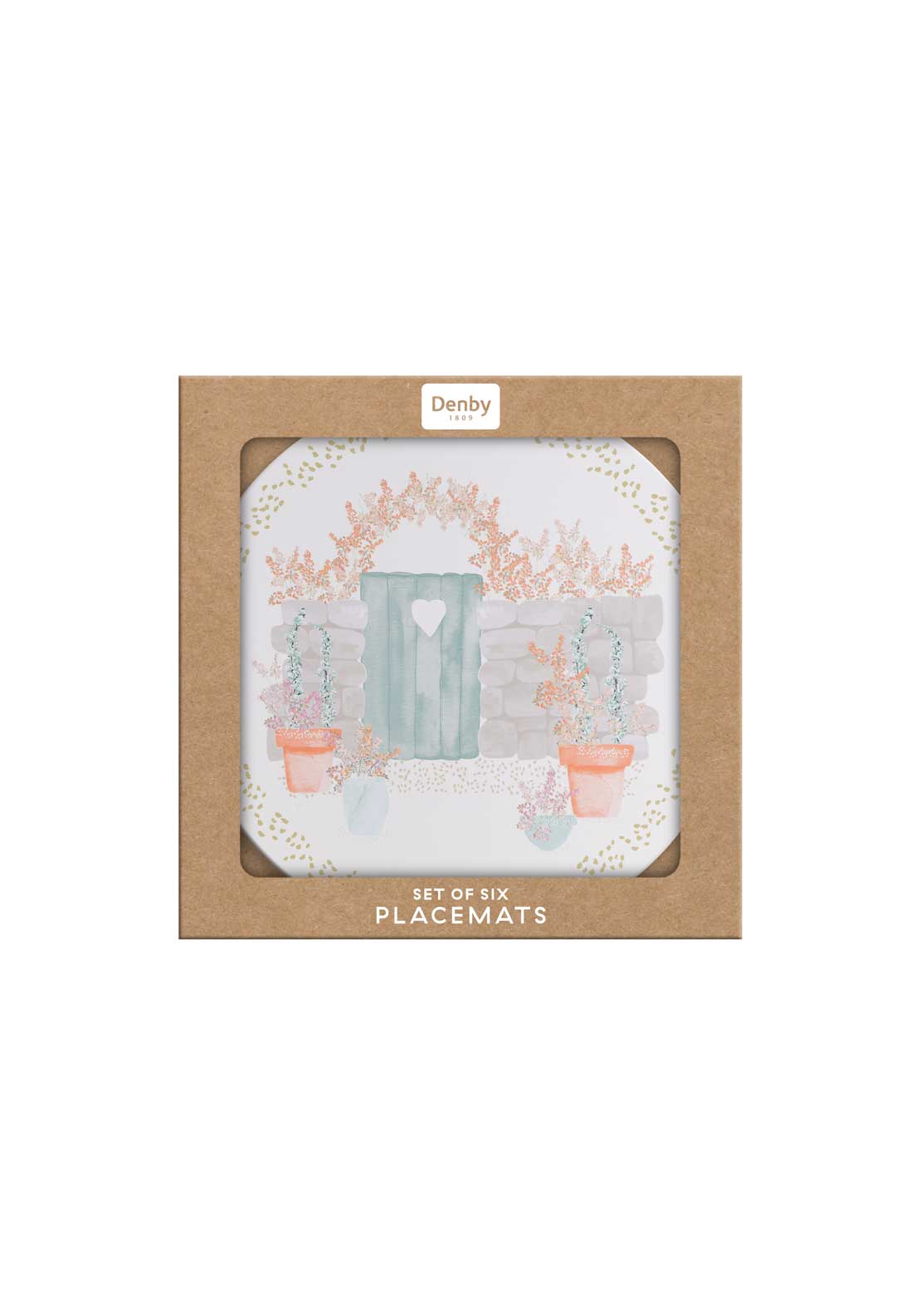 Walled Garden Round Placemats Set Of 6