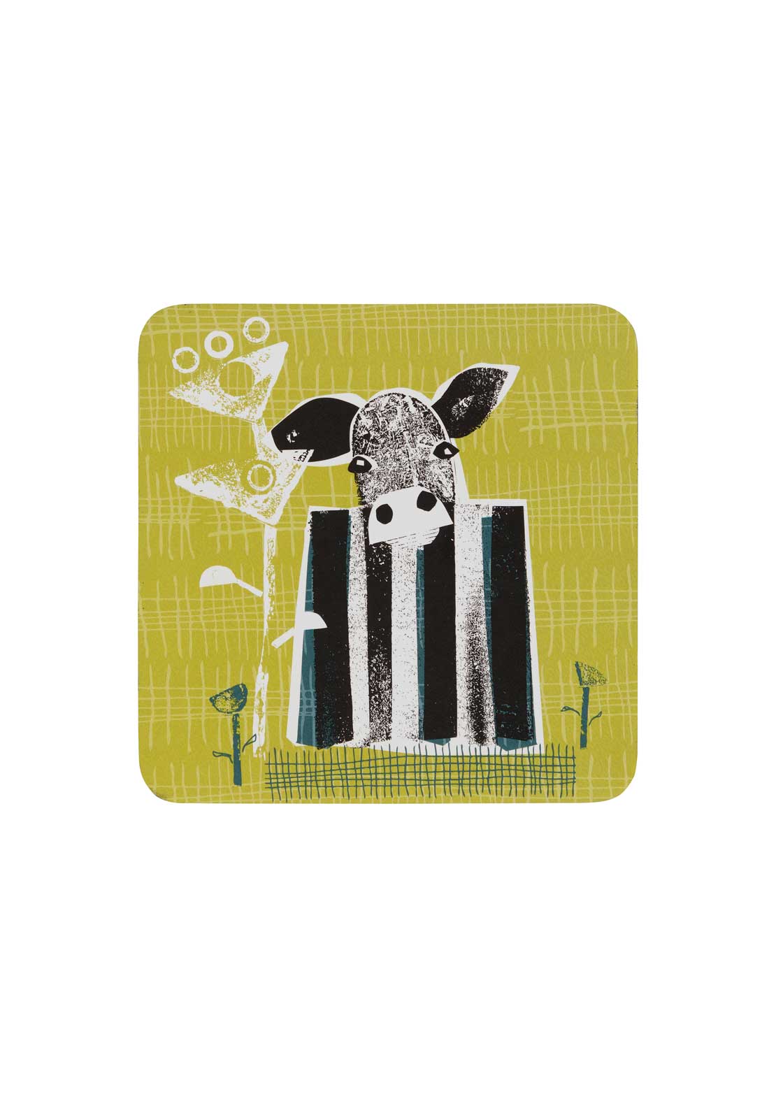 Cow Coasters Set Of 6