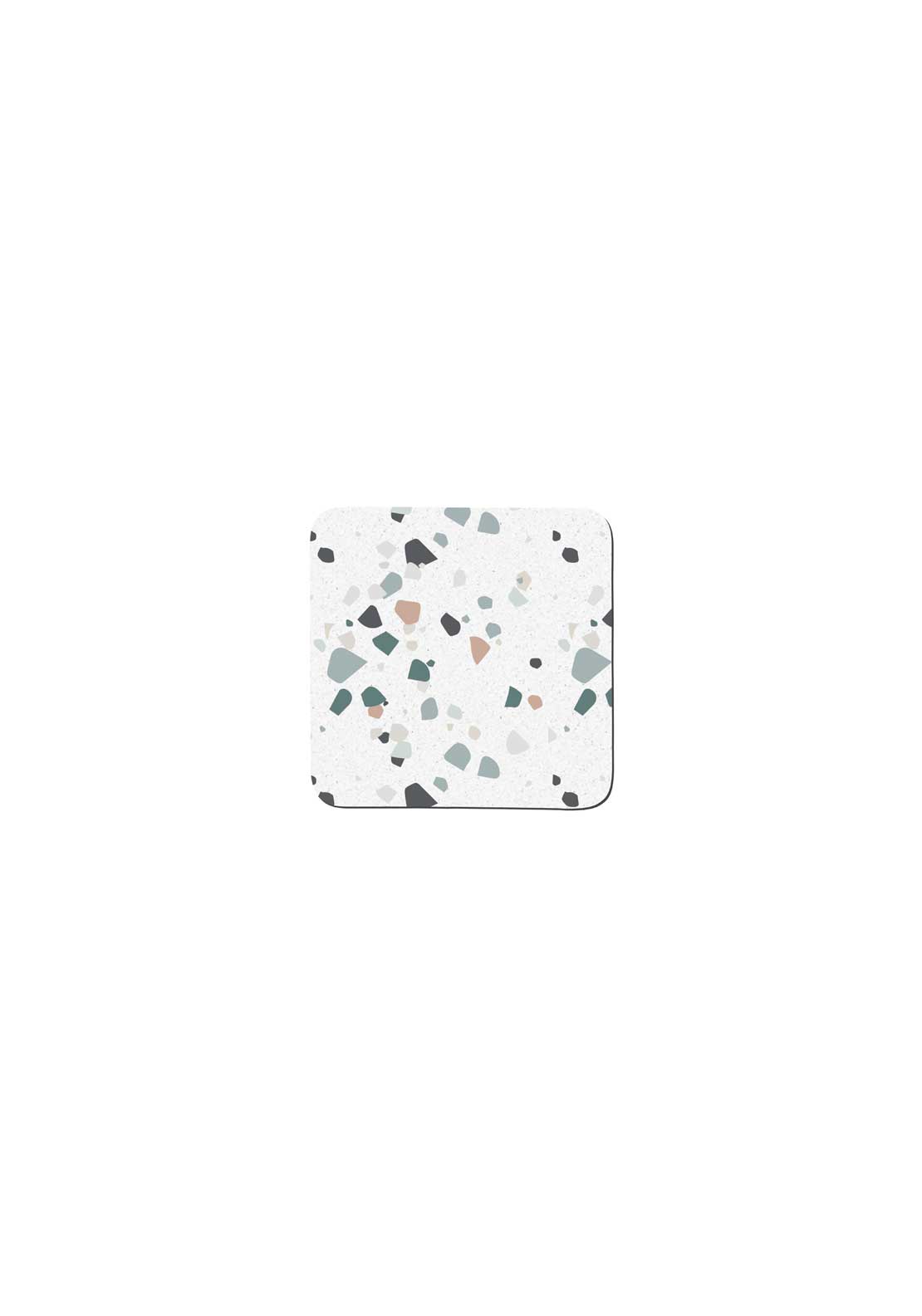 Elements Terrazzo Effect Neutrals Coasters Set Of 6 - Multi