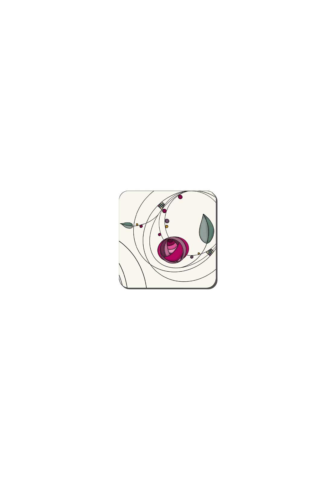 Denby Tiffany Rose Coasters - Set Of 6 1 Shaws Department Stores