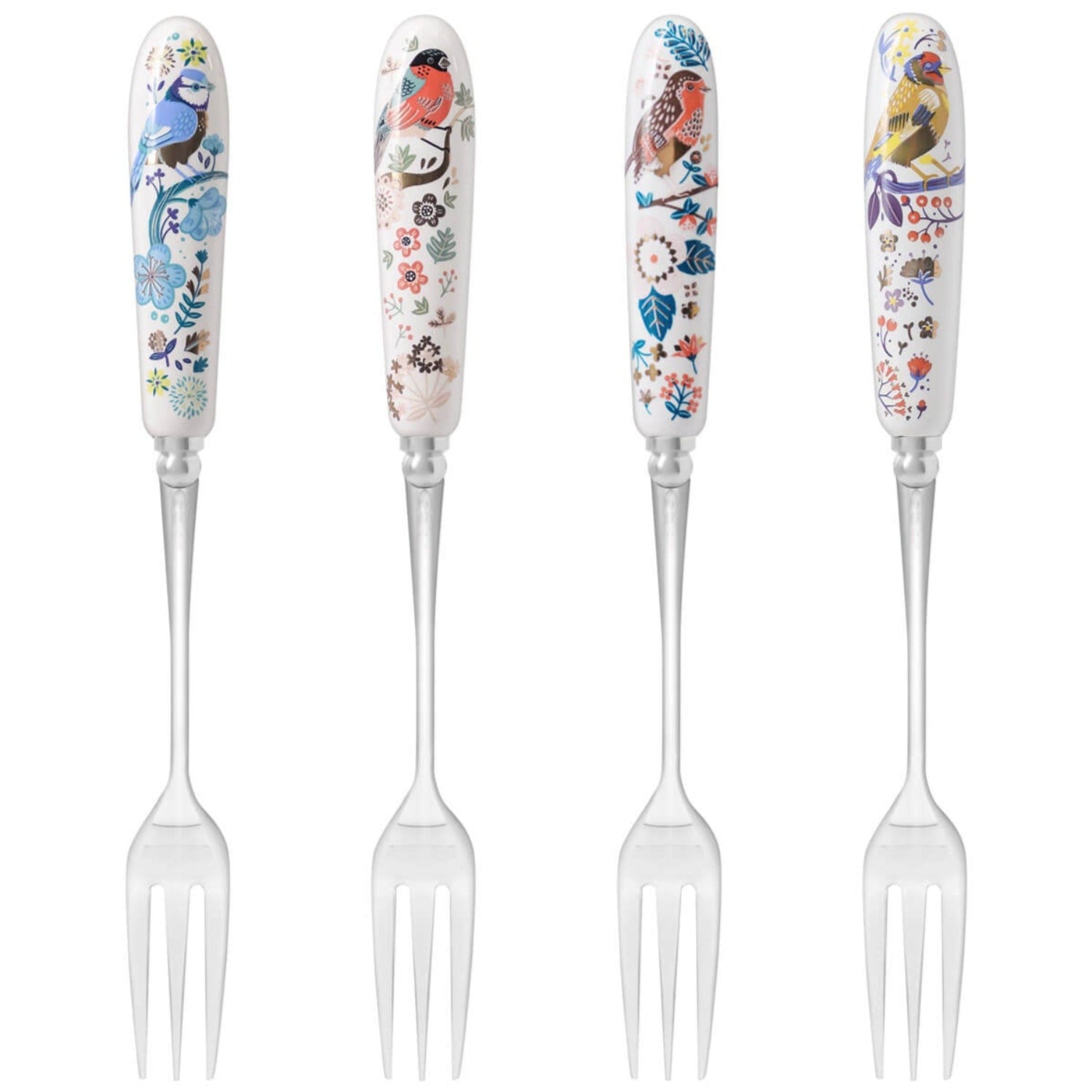 Tipperary Crystal Birdy 4 piece Dessert Fork Gift Set 1 Shaws Department Stores