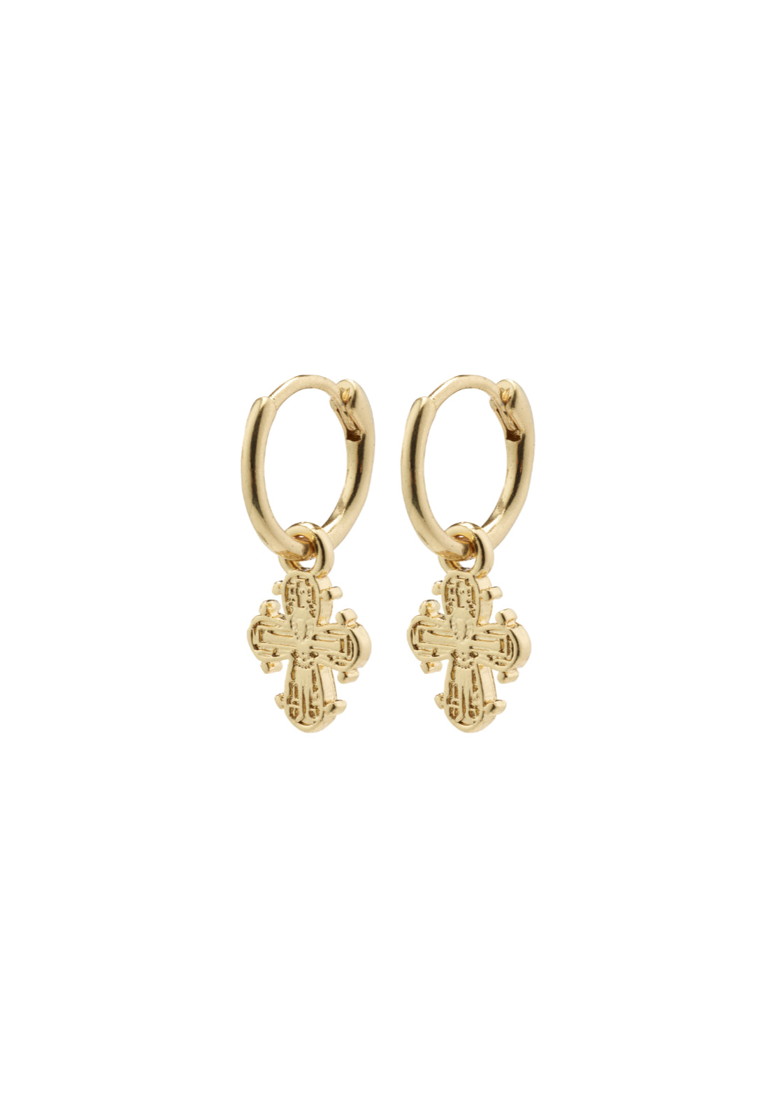 Dagmar Gold Plated Huggie Hoop Earrings - Gold