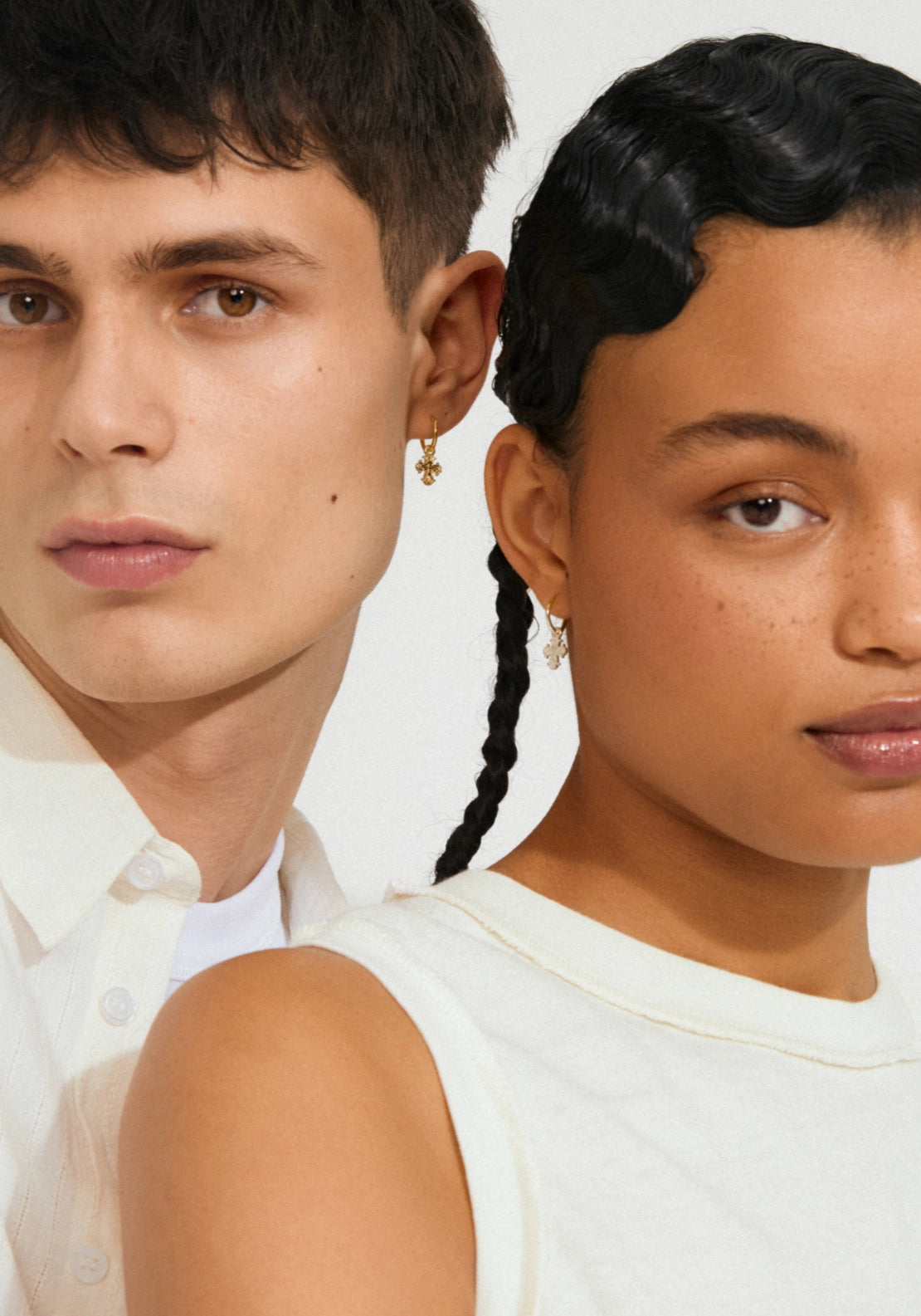 Dagmar Gold Plated Huggie Hoop Earrings - Gold