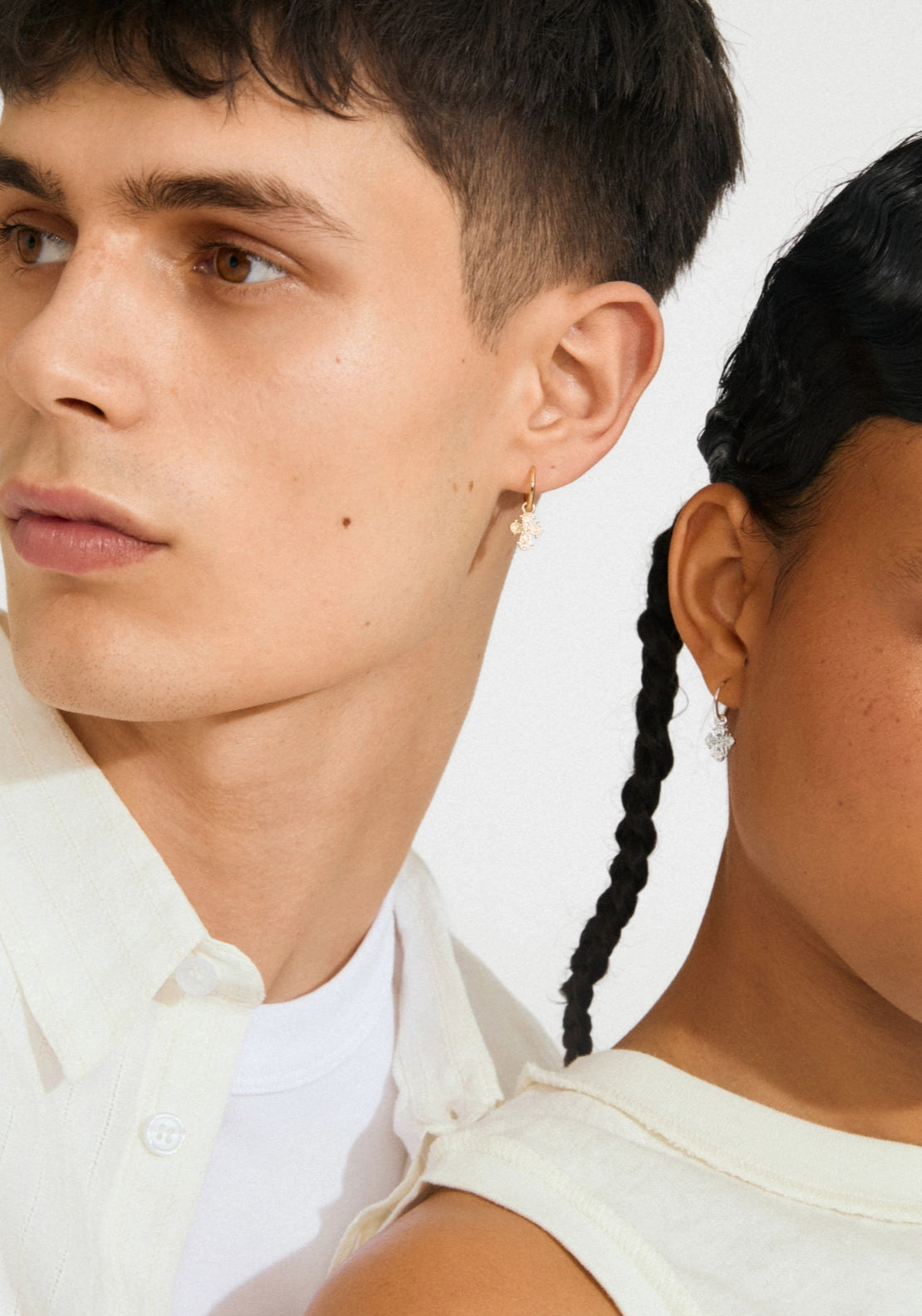 Dagmar Gold Plated Huggie Hoop Earrings - Gold