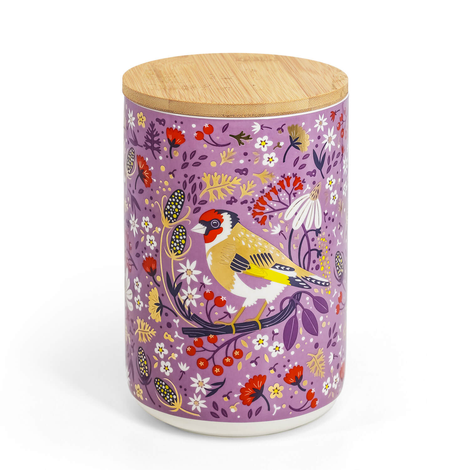 Tipperary Crystal Birdy Goldfinch Storage Jar 1 Shaws Department Stores