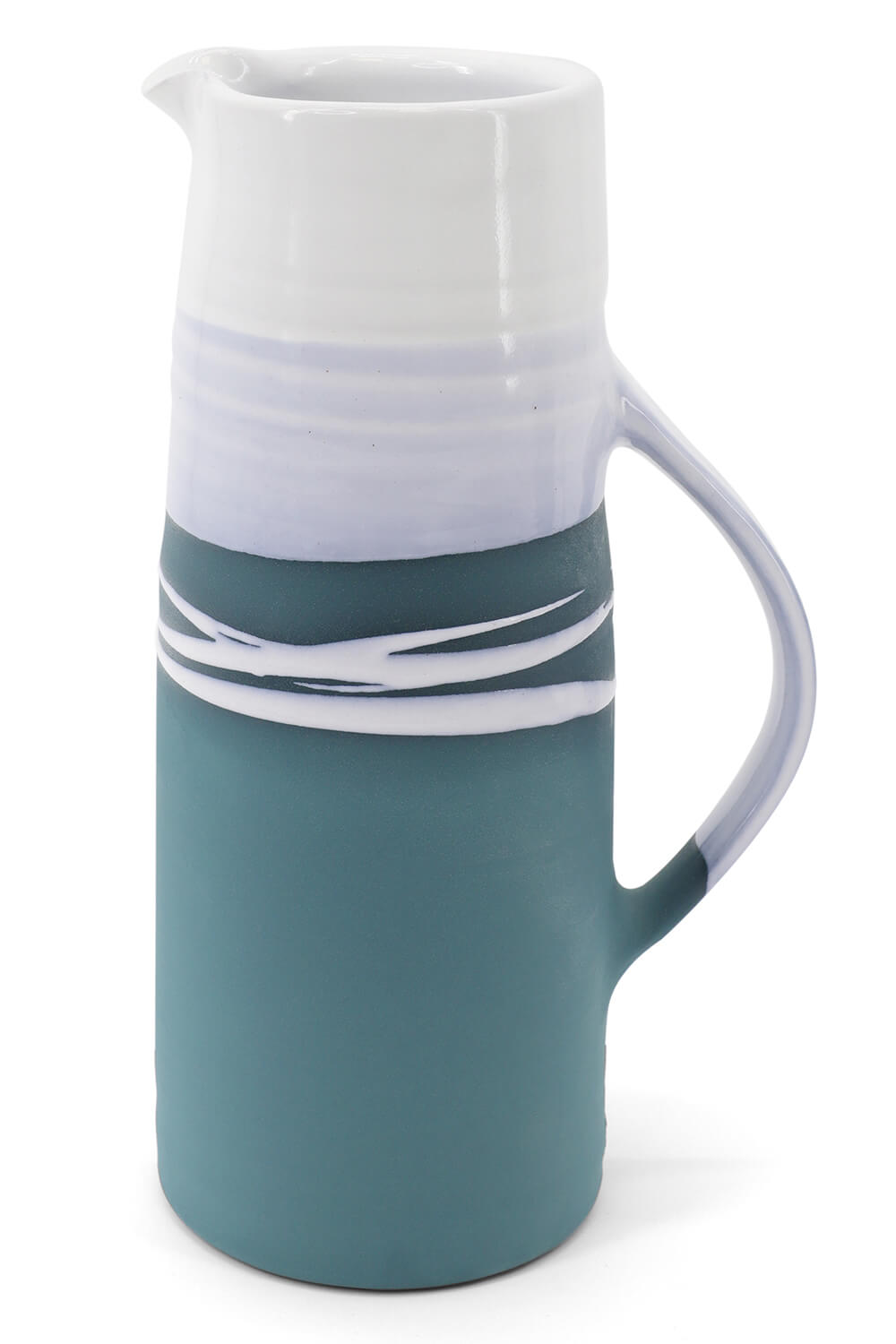 Paul Maloney Pottery Large Jug - Blue 1 Shaws Department Stores