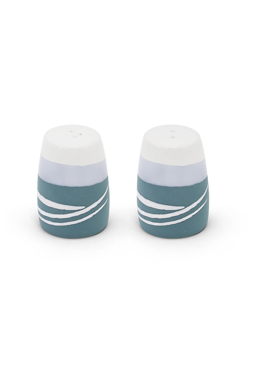 Paul Maloney Pottery Salt And Pepper Set - Blue 1 Shaws Department Stores