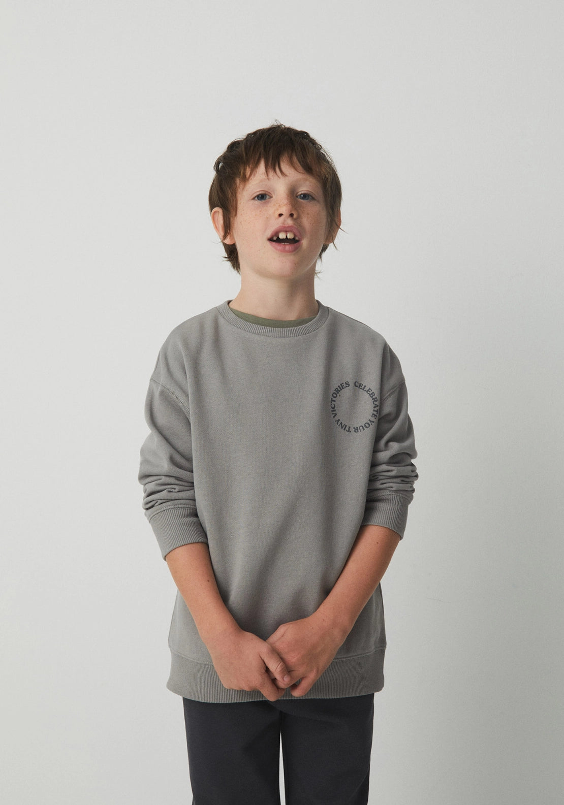 3-Piece Sweatshirt &amp; Joggers Set - Grey