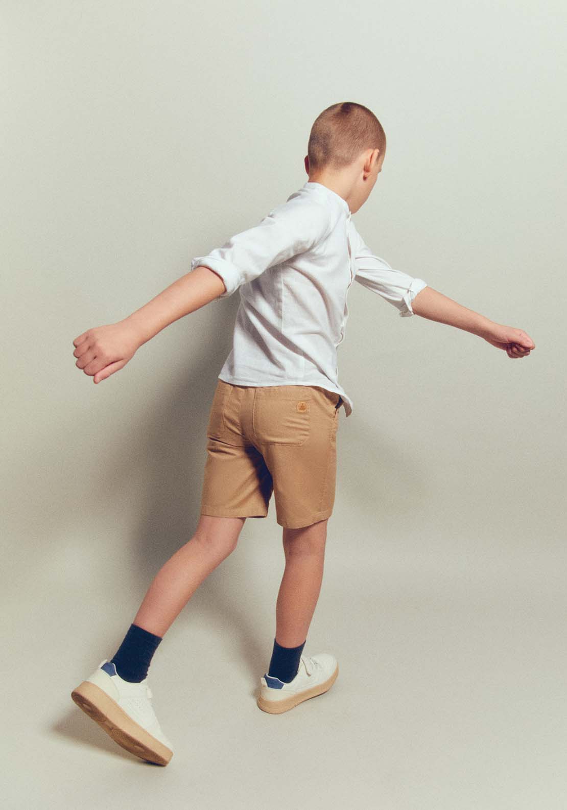 Sfera Formal Ottoman Shorts - Beige 4 Shaws Department Stores