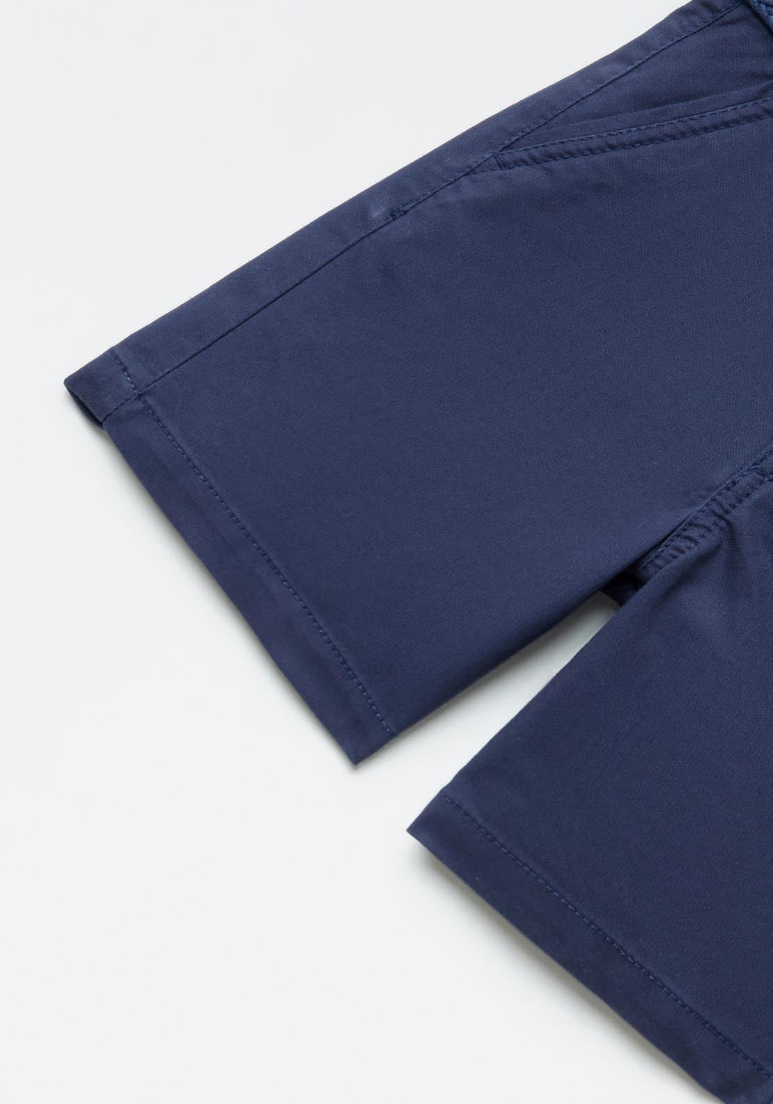 Sfera Belted Bermuda Shorts - Navy / Blue 3 Shaws Department Stores