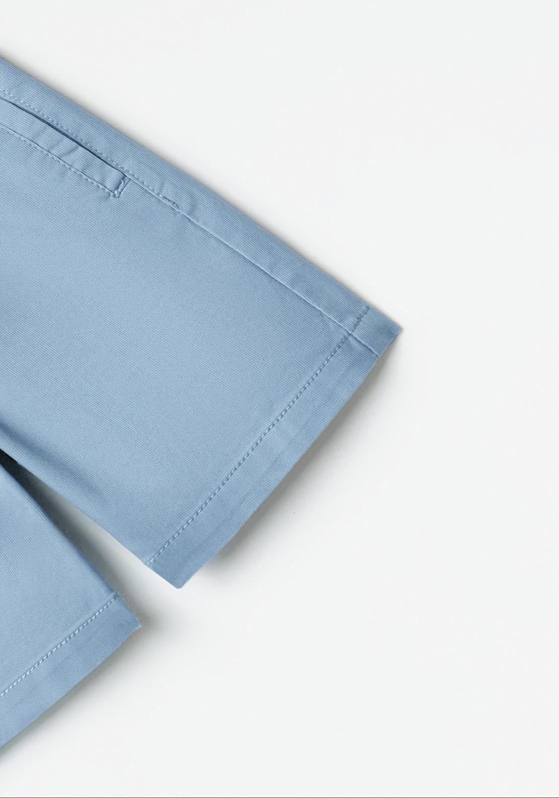 Sfera Belted Bermuda Shorts - Blue 4 Shaws Department Stores
