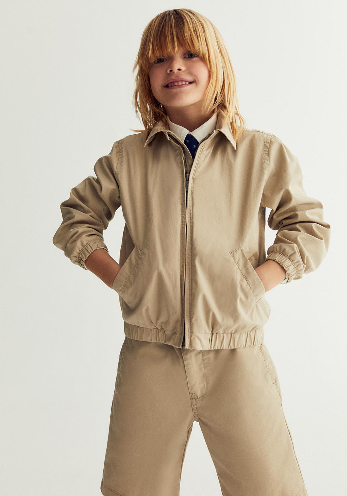 Sfera Belted Bermuda Shorts - Beige 7 Shaws Department Stores