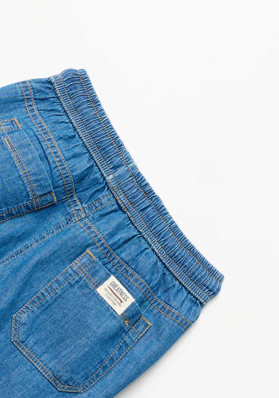 Sfera Loose-Fit Denim Bermuda Shorts - Medium Denim 2 Shaws Department Stores