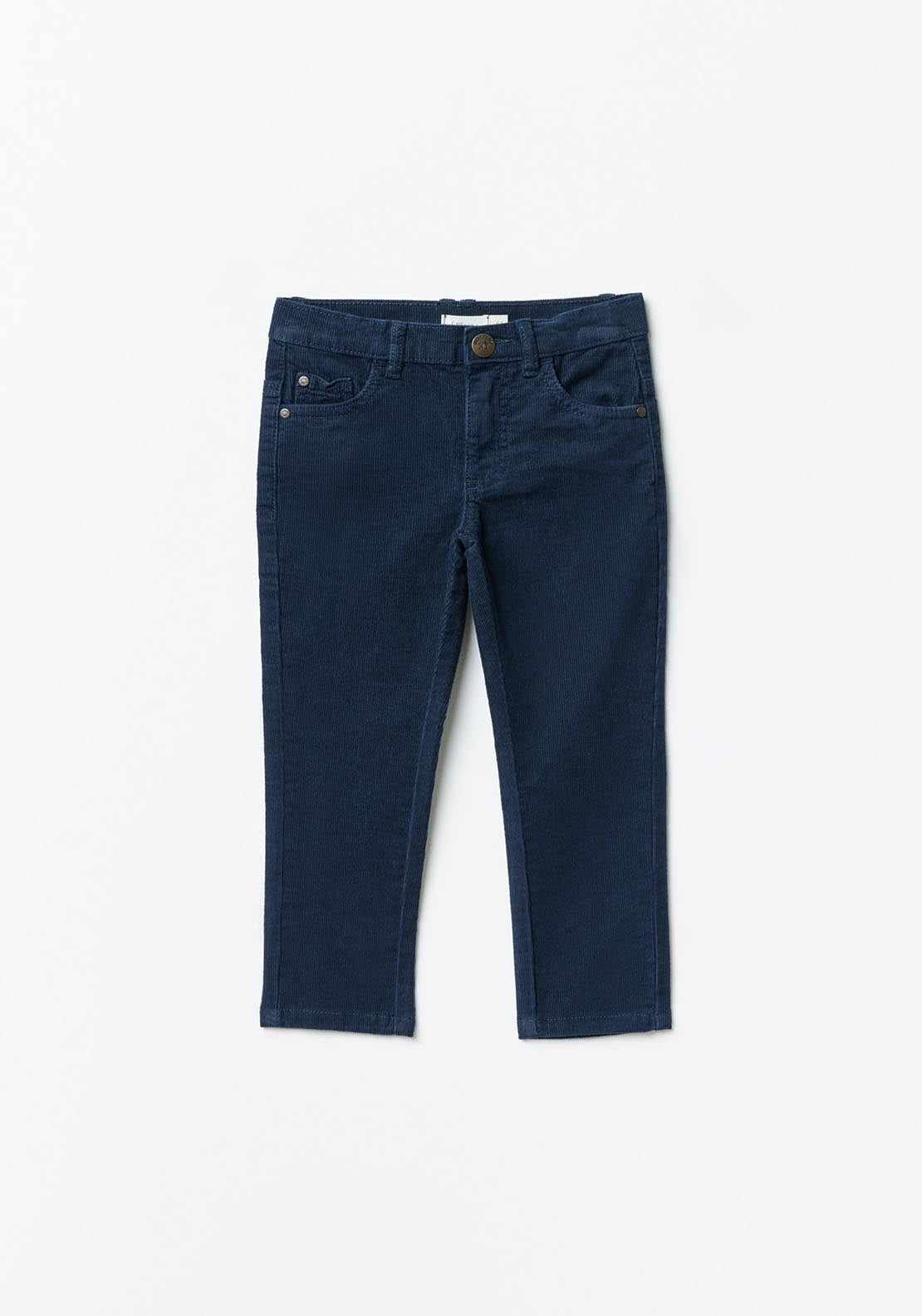 Sfera Corduroy trousers - Navy 1 Shaws Department Stores