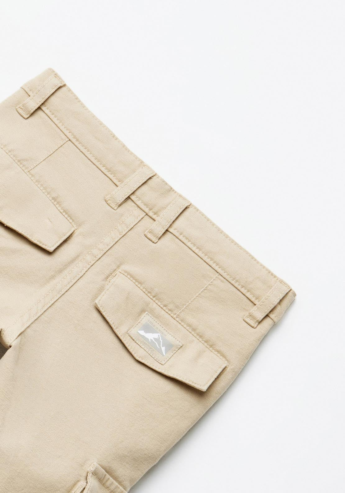 Sfera Straight-Leg Cargo Trousers - Beige 4 Shaws Department Stores