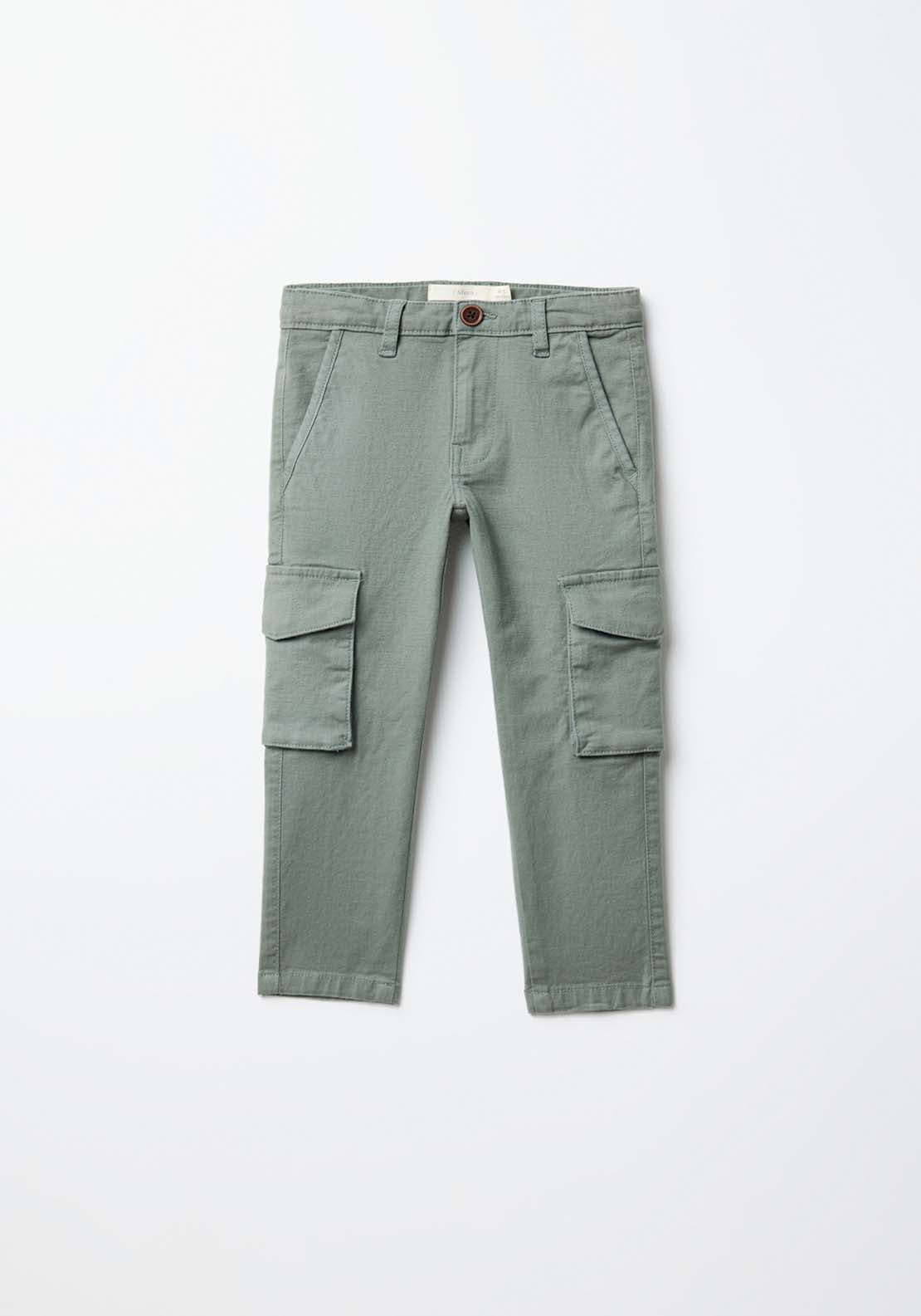 Sfera Straight-leg cargo trousers - Green 4 Shaws Department Stores