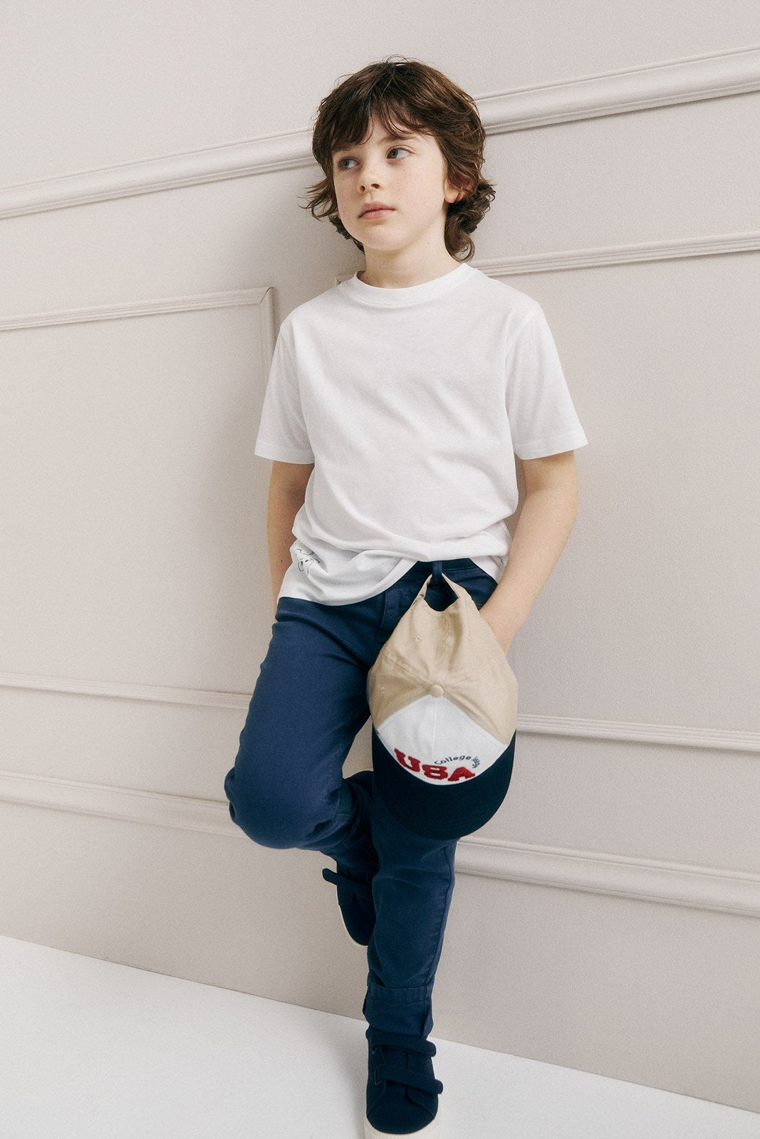 Sfera 5-pocket trousers - Navy 1 Shaws Department Stores