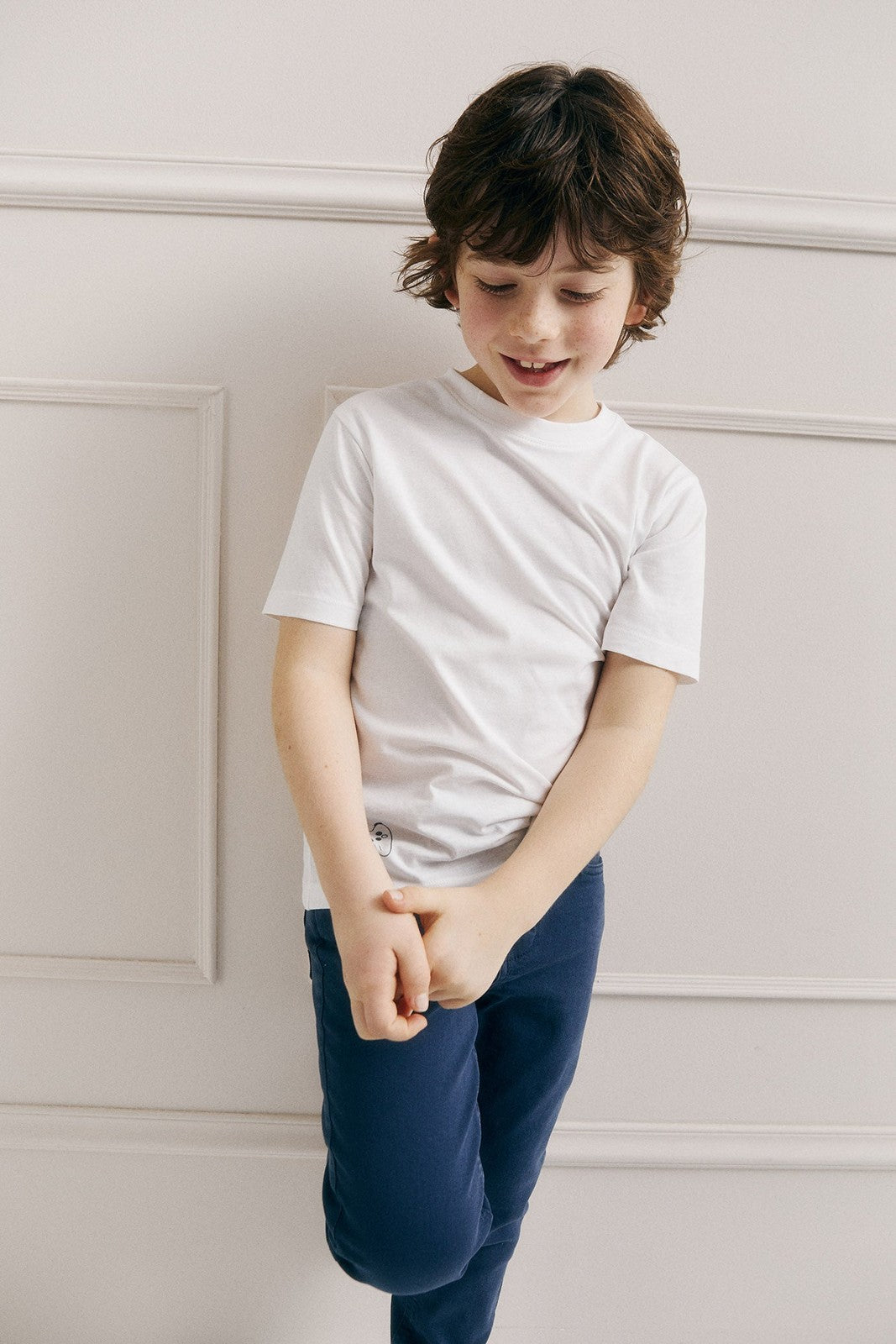 Sfera 5-pocket trousers - Navy 2 Shaws Department Stores