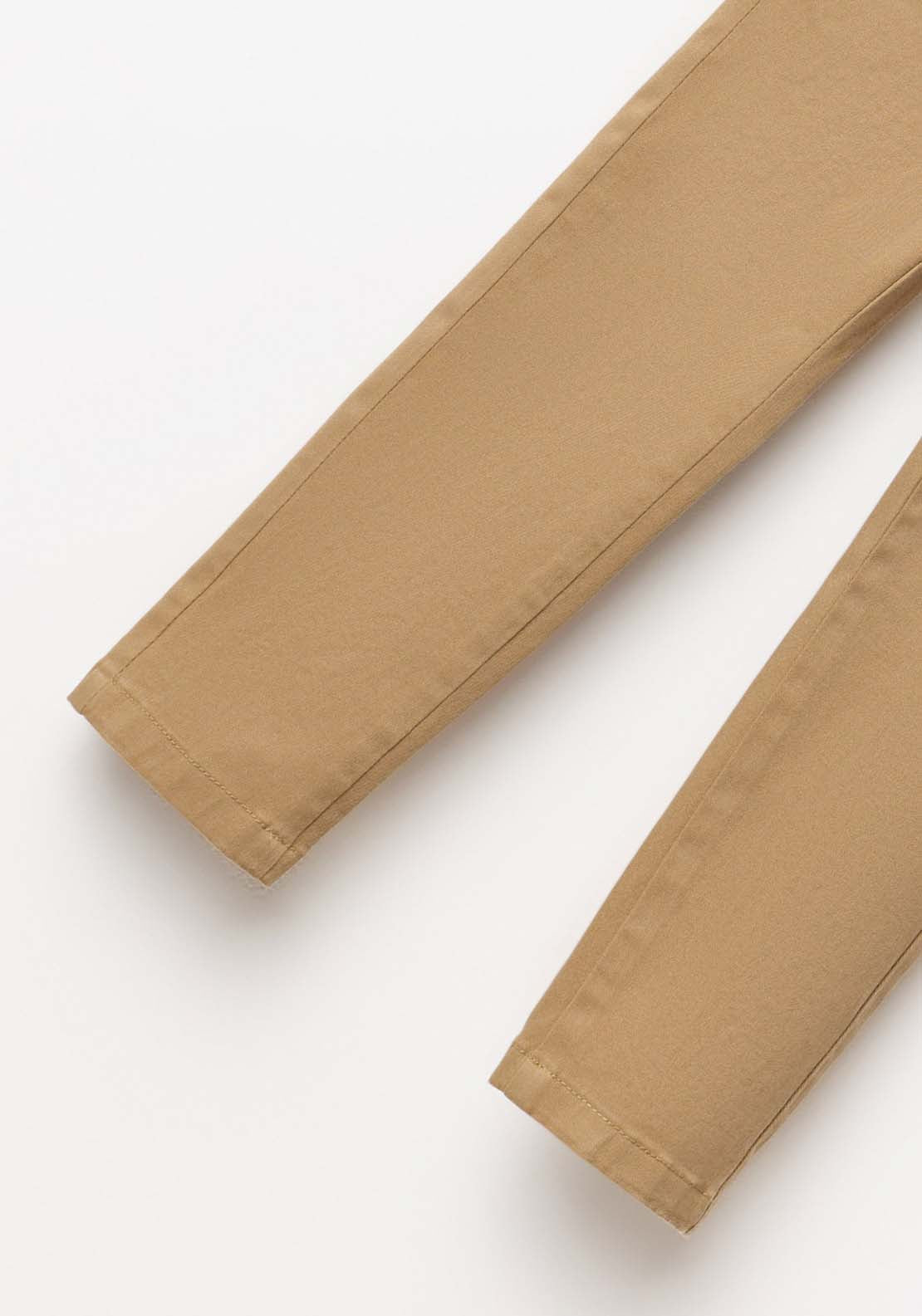 Basic Chino Trousers - Beige