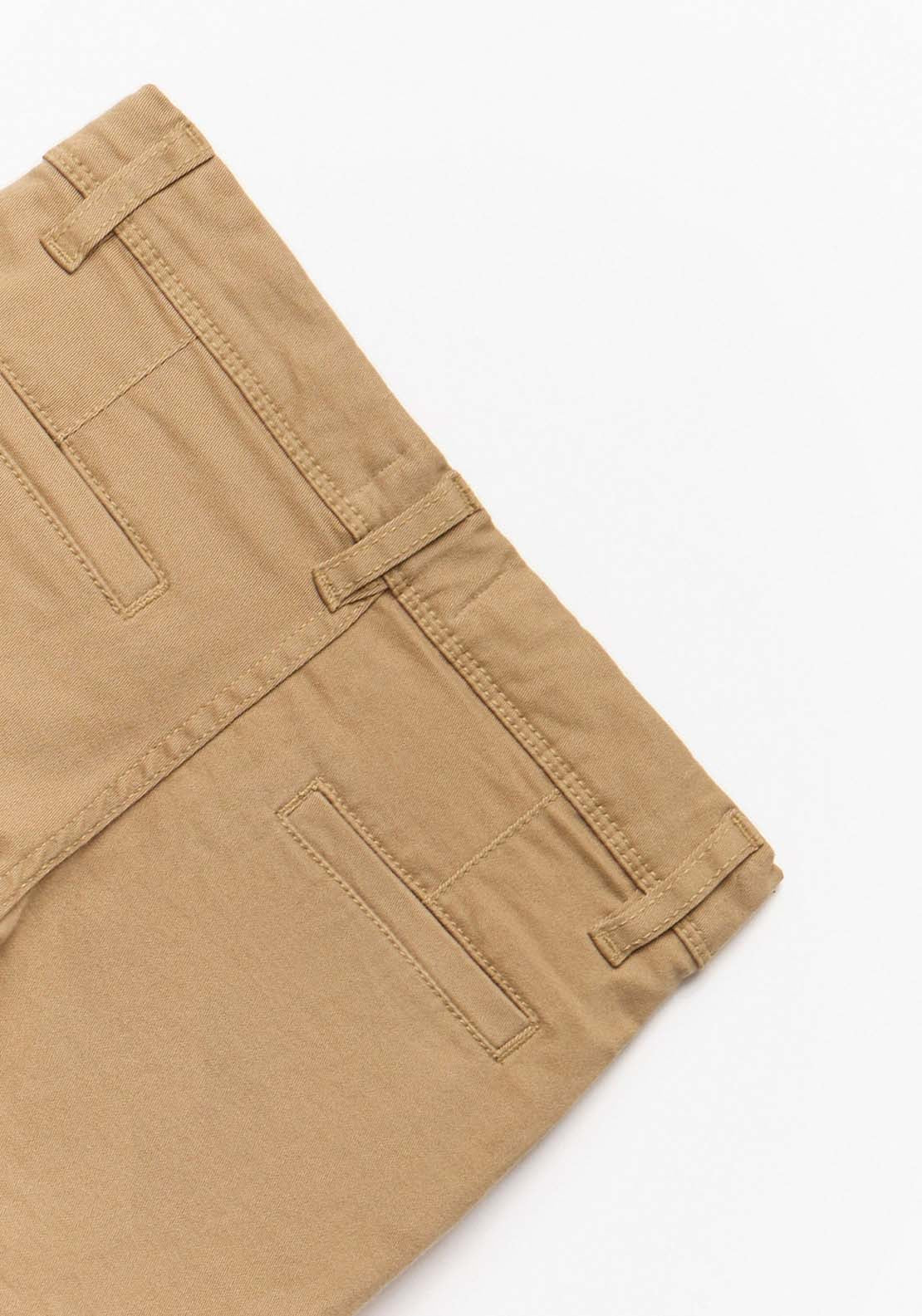 Basic Chino Trousers - Beige