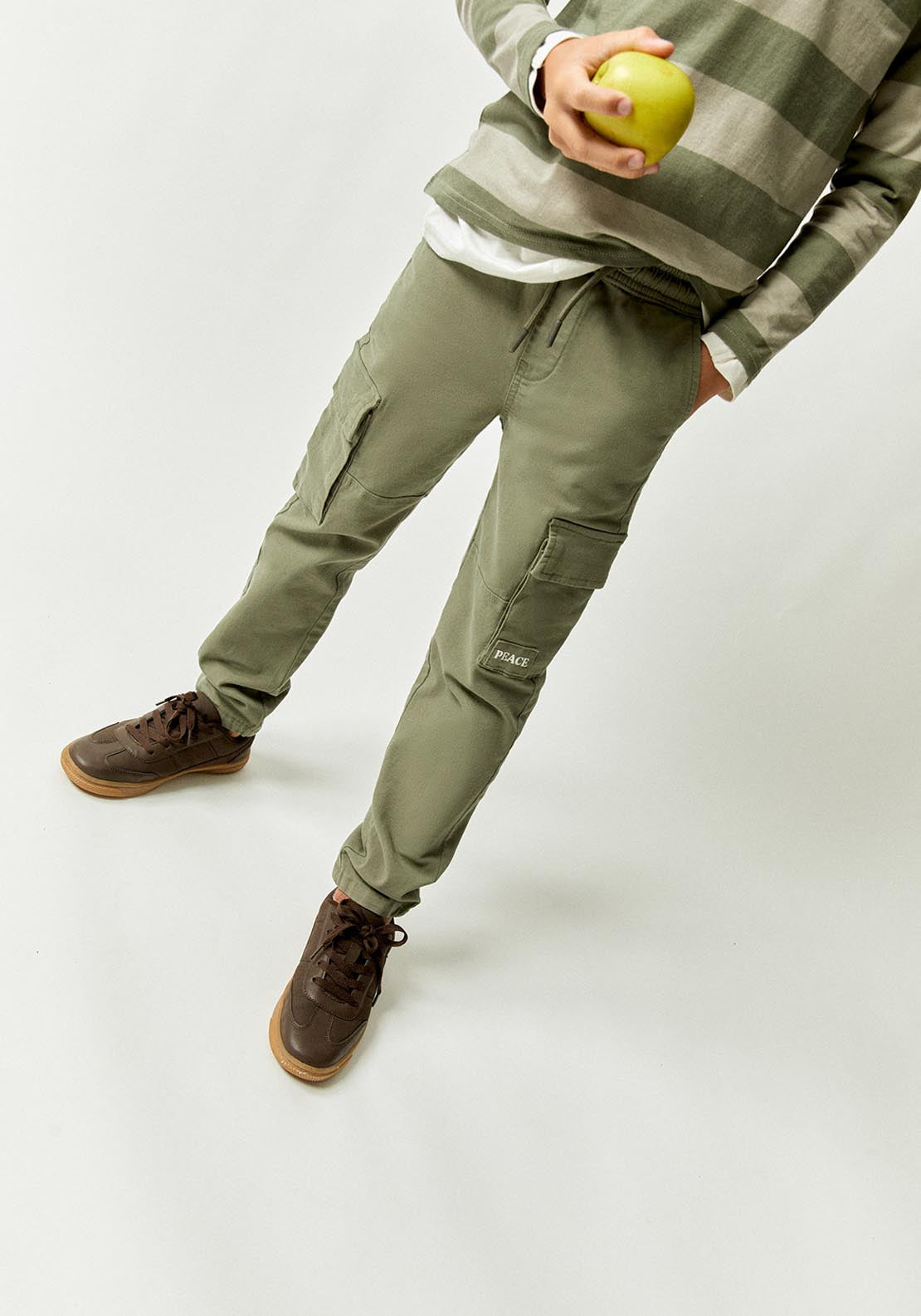 Sfera Cargo Trousers - Green 6 Shaws Department Stores