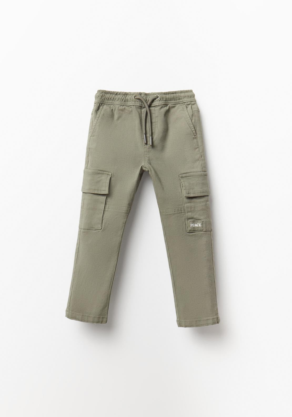 Sfera Cargo Trousers - Green 2 Shaws Department Stores