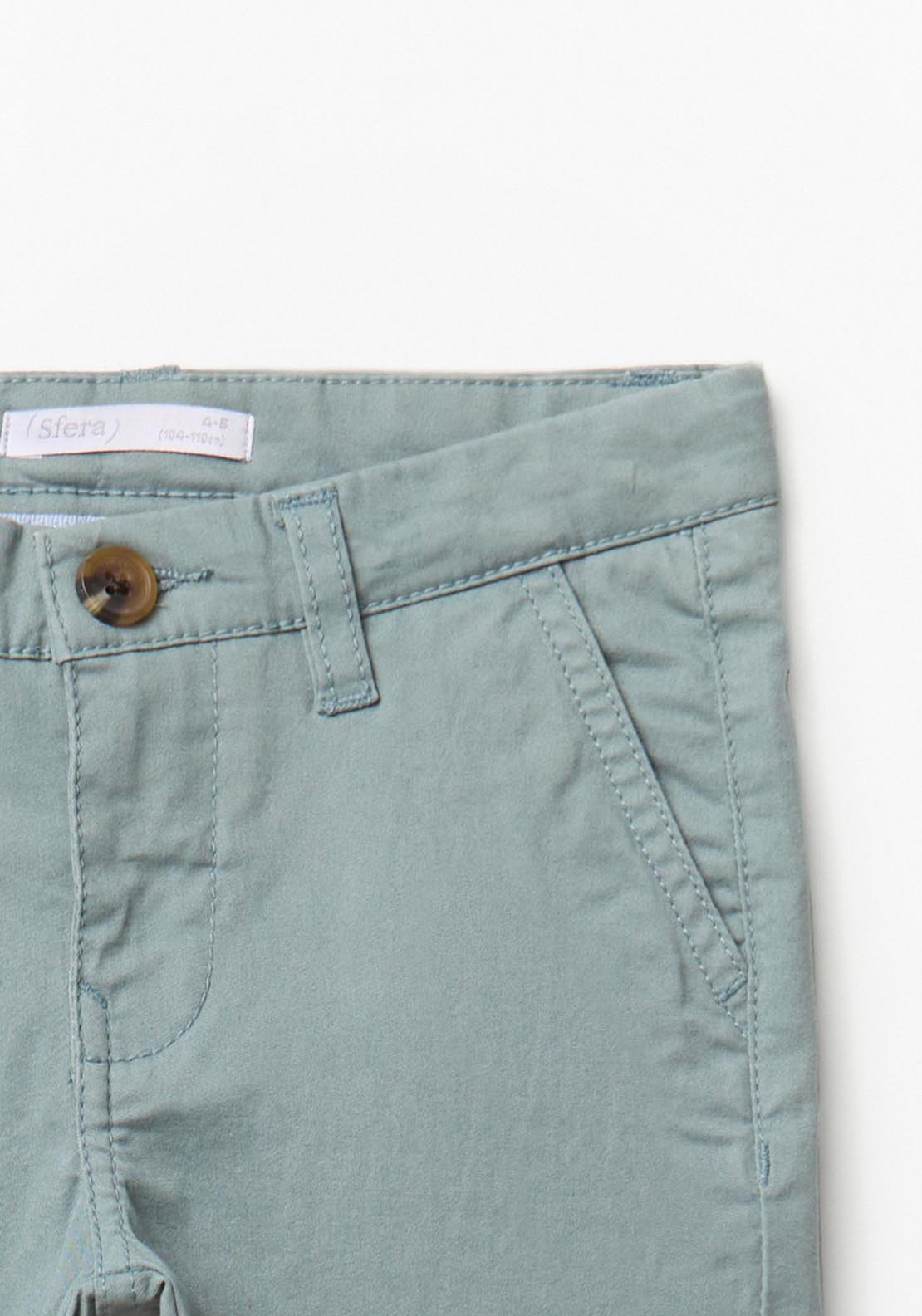 Chino Trousers - Blue Petrol