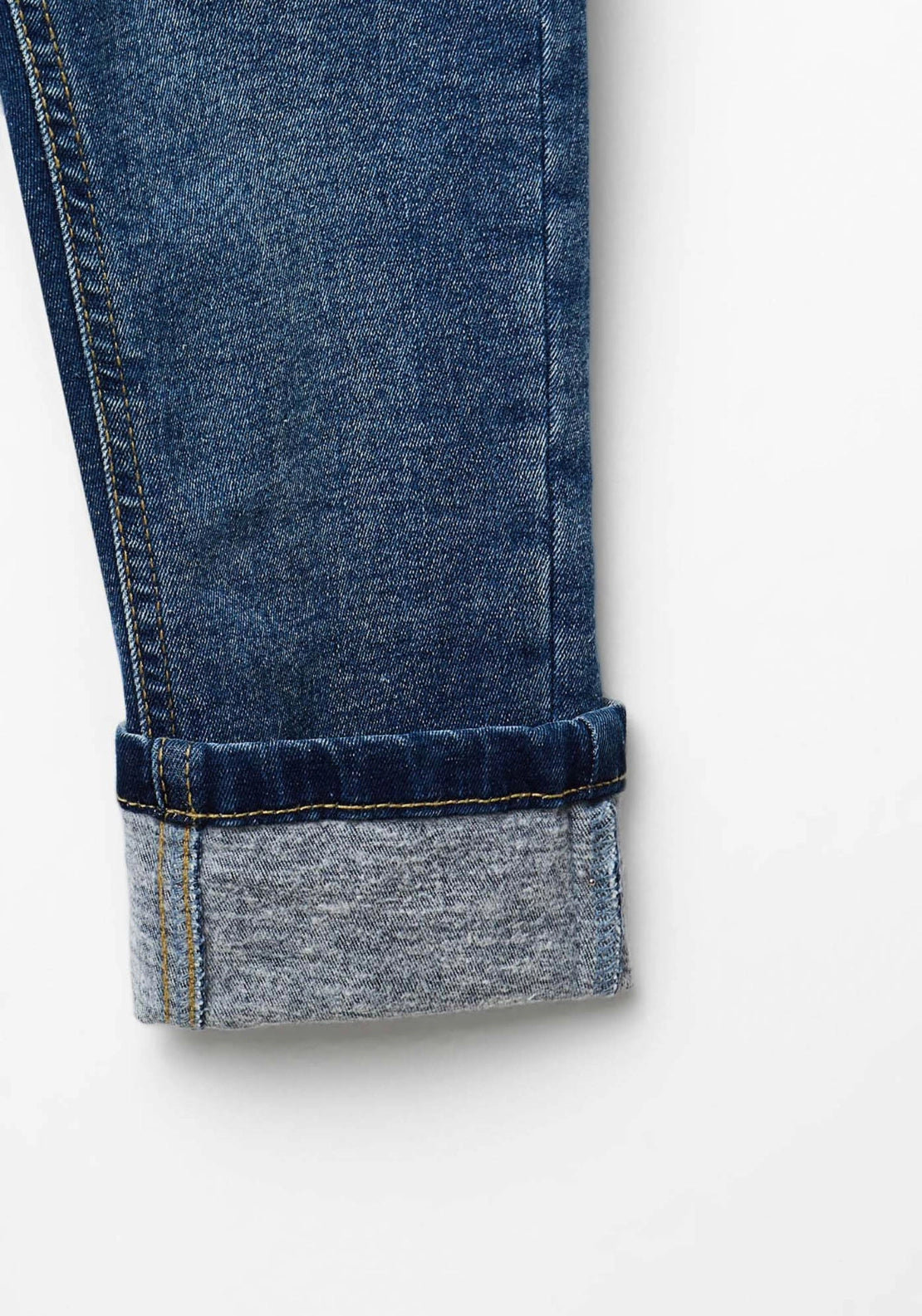 Classic Five-Pocket Denim Jeans - Denim Medium Blue