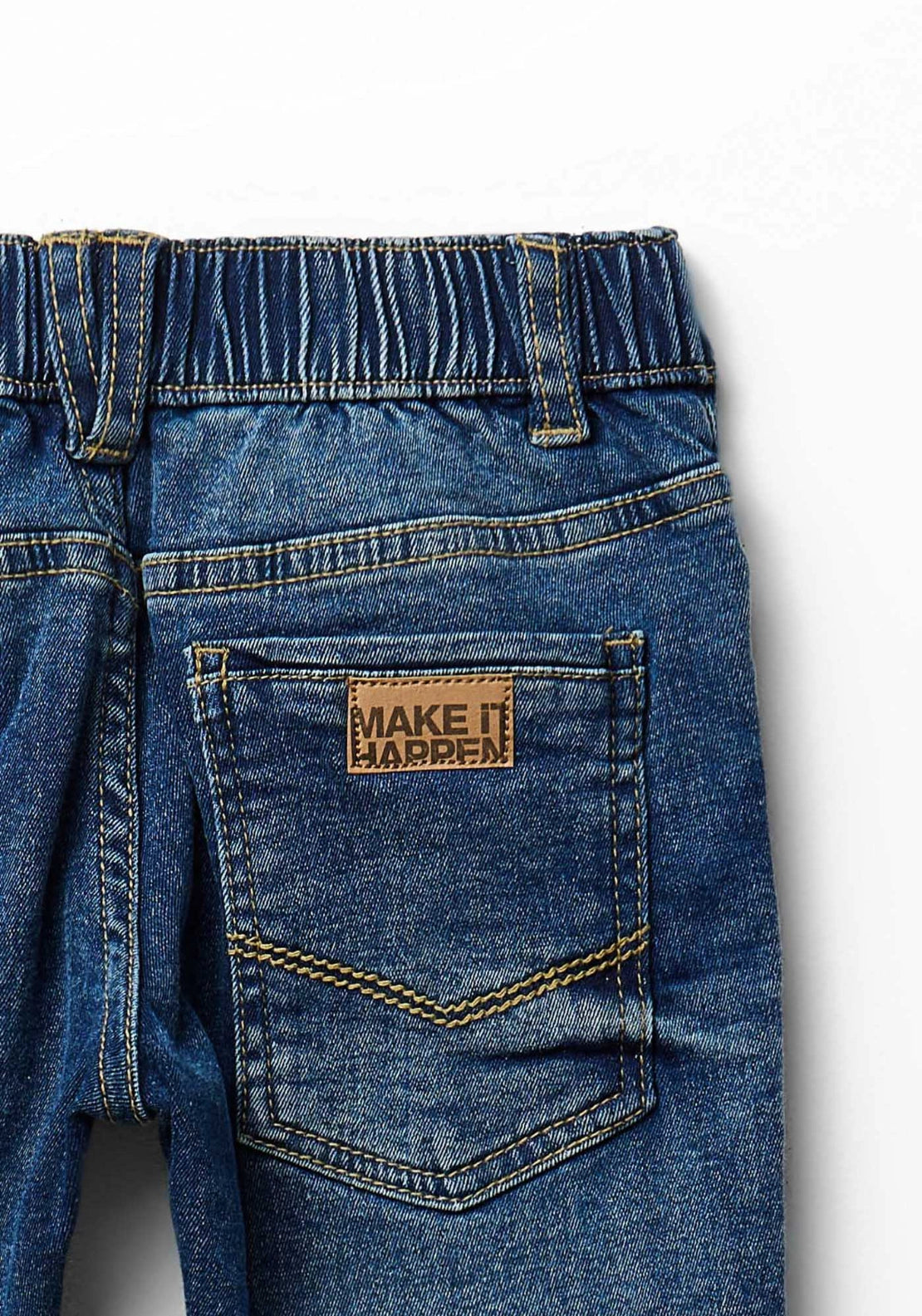Classic Five-Pocket Denim Jeans - Denim Medium Blue