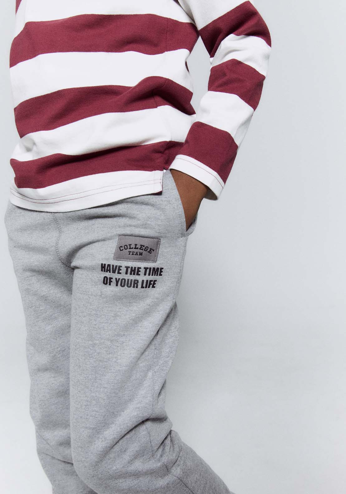 Sfera Plain Joggers - Grey 2 Shaws Department Stores