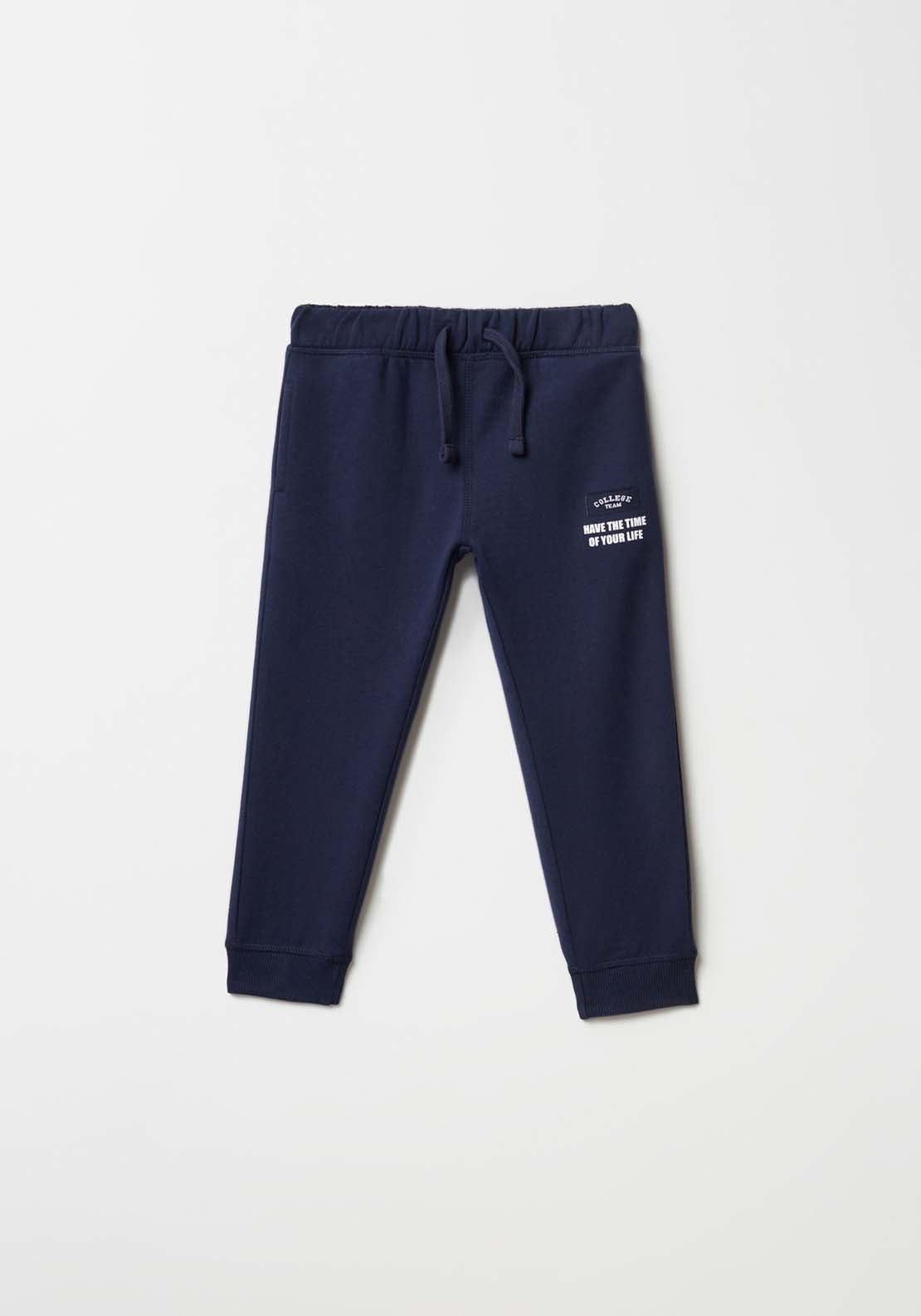 Sfera Plain Joggers - Navy 1 Shaws Department Stores