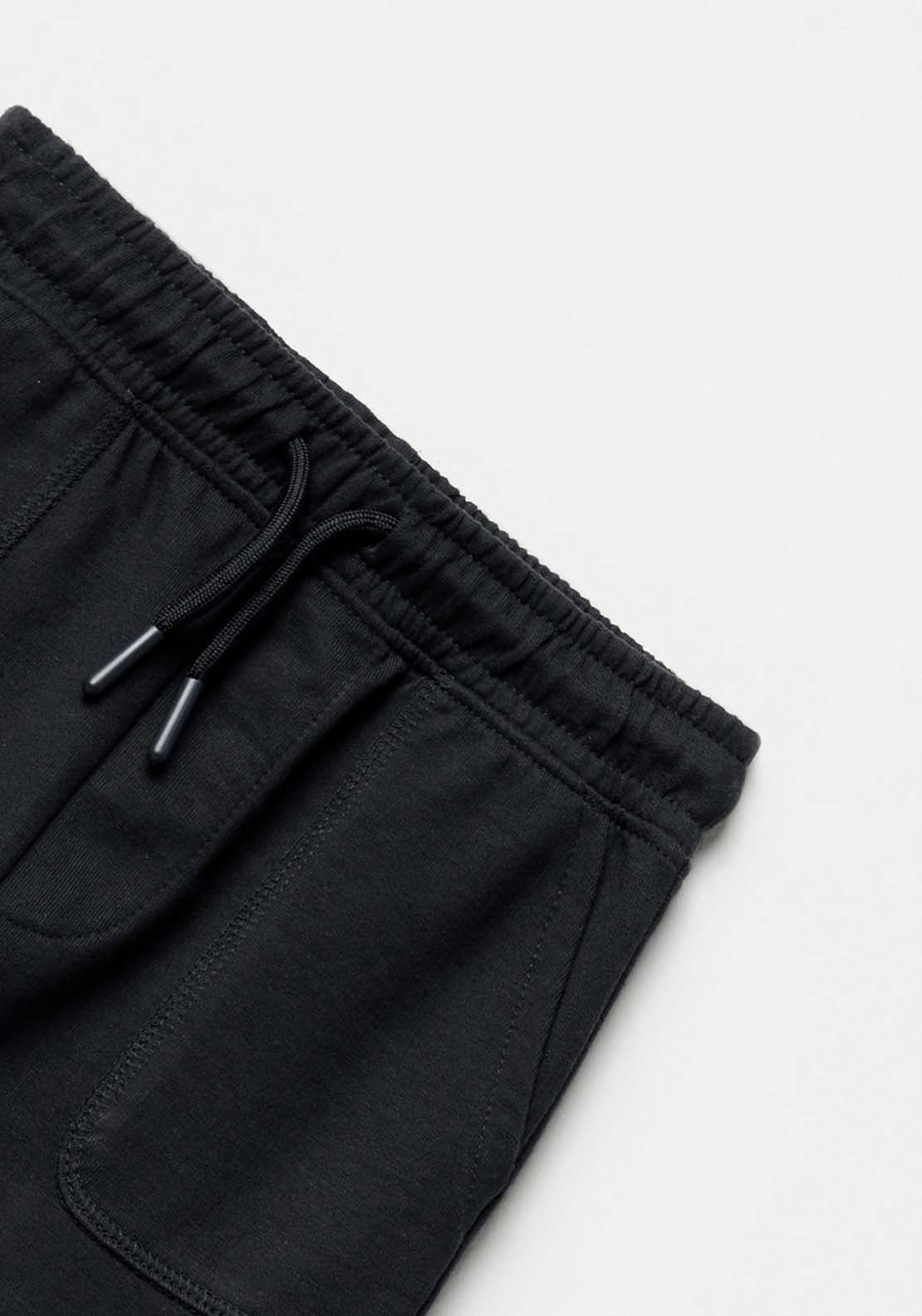 Sfera Pockets terry trousers - Black 2 Shaws Department Stores
