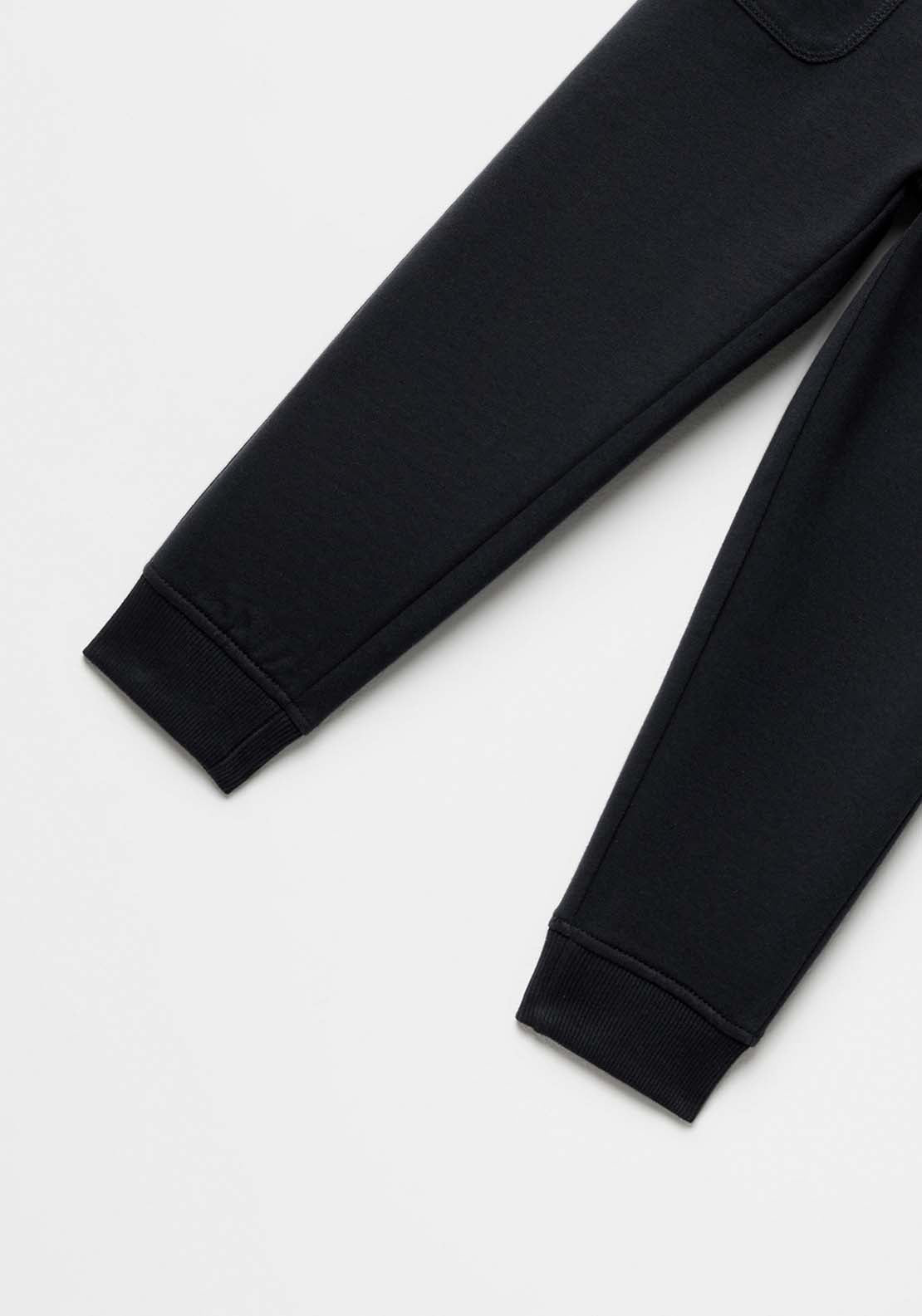 Sfera Pockets terry trousers - Black 3 Shaws Department Stores