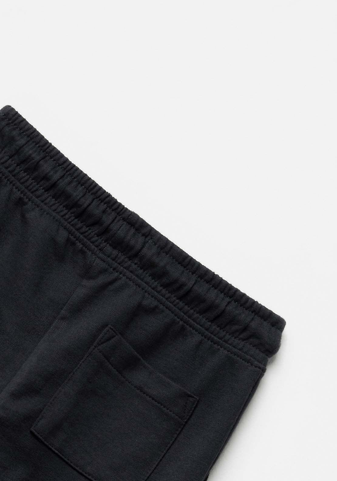 Sfera Pockets terry trousers - Black 4 Shaws Department Stores