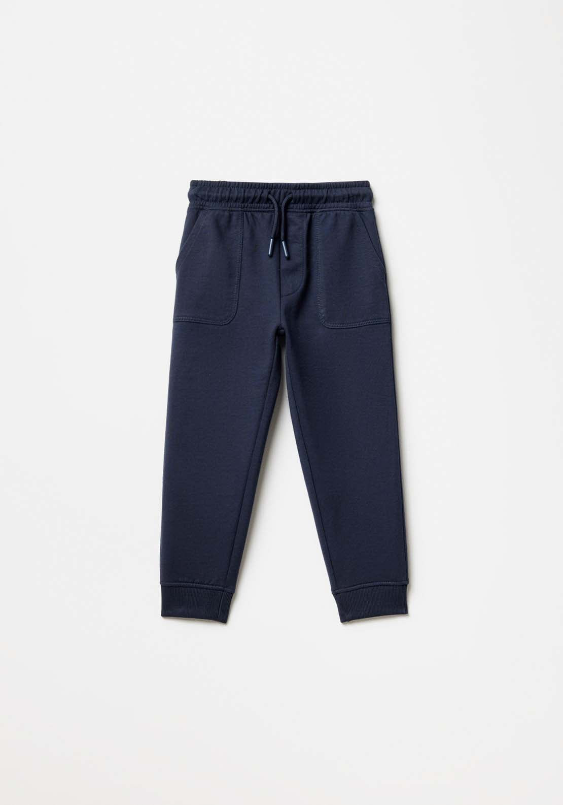 Sfera Pockets terry trousers - Navy / Blue 1 Shaws Department Stores